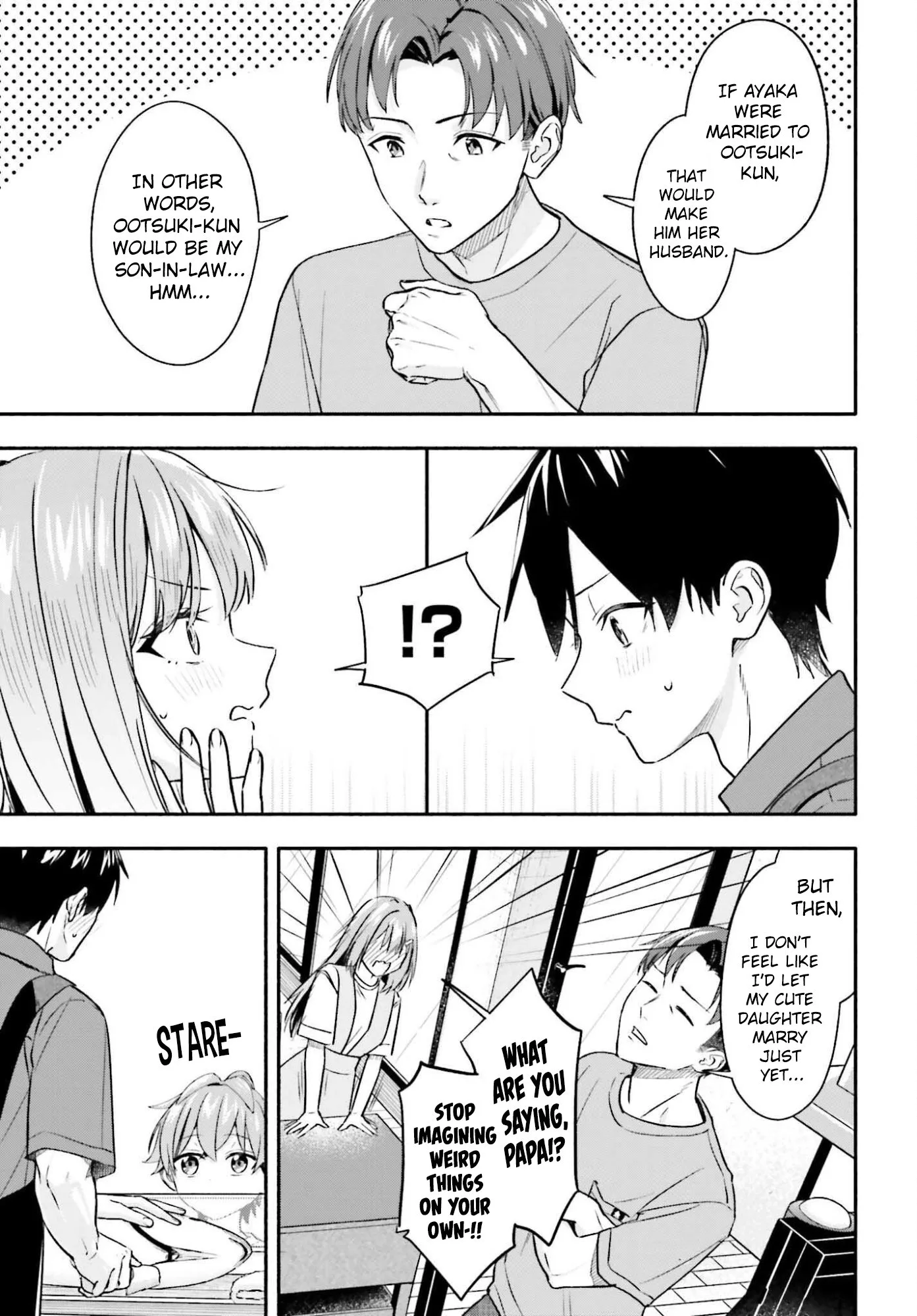 Kaji Daikou no Arubaito wo Hajimetara Gakuen Ichi no Bishoujo no Kazoku ni Kiniirarechaimashita. Chapter 10 page 12