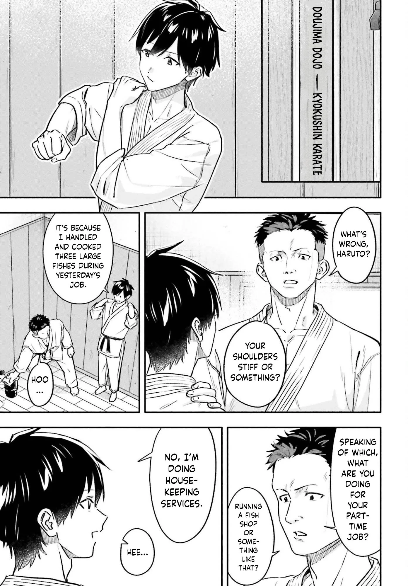 Kaji Daikou no Arubaito wo Hajimetara Gakuen Ichi no Bishoujo no Kazoku ni Kiniirarechaimashita. Chapter 12 page 12