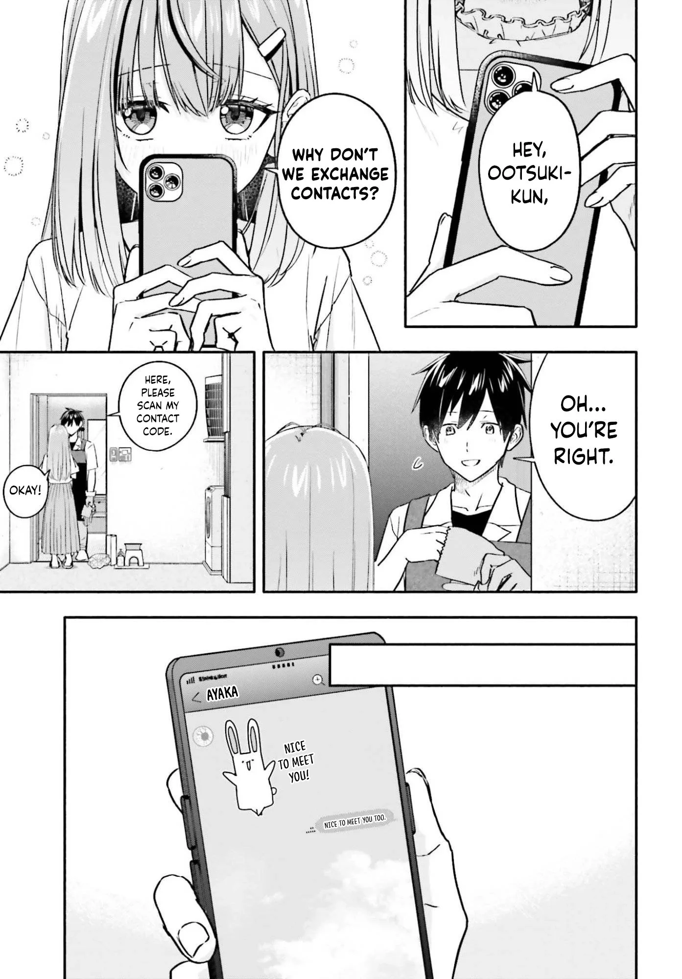Kaji Daikou no Arubaito wo Hajimetara Gakuen Ichi no Bishoujo no Kazoku ni Kiniirarechaimashita. Chapter 12 page 34