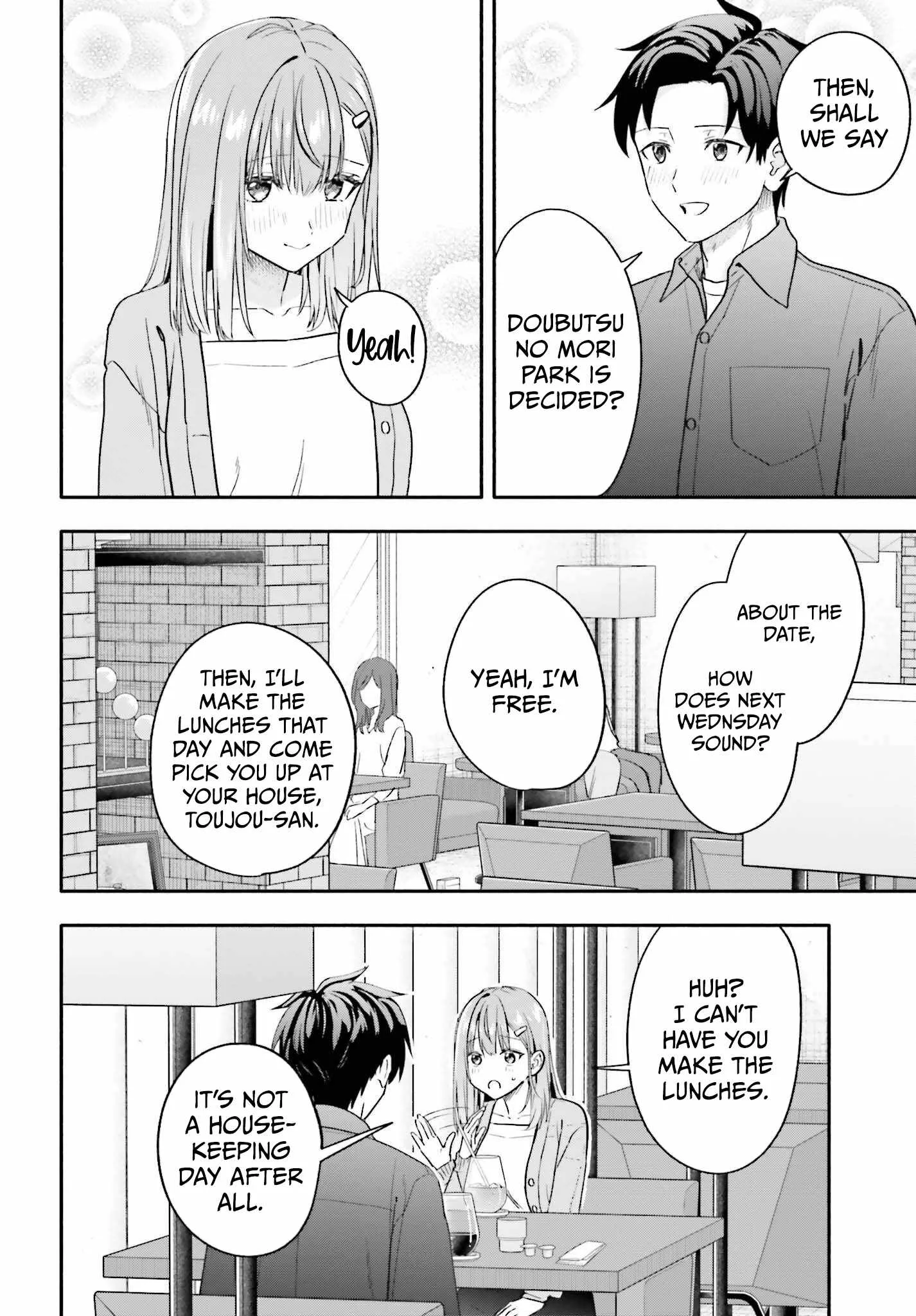 Kaji Daikou no Arubaito wo Hajimetara Gakuen Ichi no Bishoujo no Kazoku ni Kiniirarechaimashita. Chapter 14 page 21