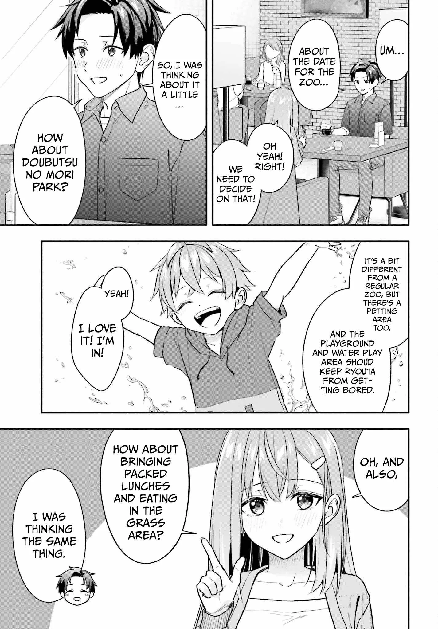 Kaji Daikou no Arubaito wo Hajimetara Gakuen Ichi no Bishoujo no Kazoku ni Kiniirarechaimashita. Chapter 14 page 20