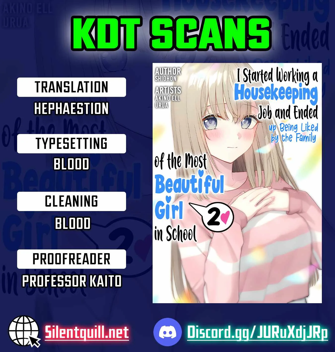 Kaji Daikou no Arubaito wo Hajimetara Gakuen Ichi no Bishoujo no Kazoku ni Kiniirarechaimashita. Chapter 15 page 1