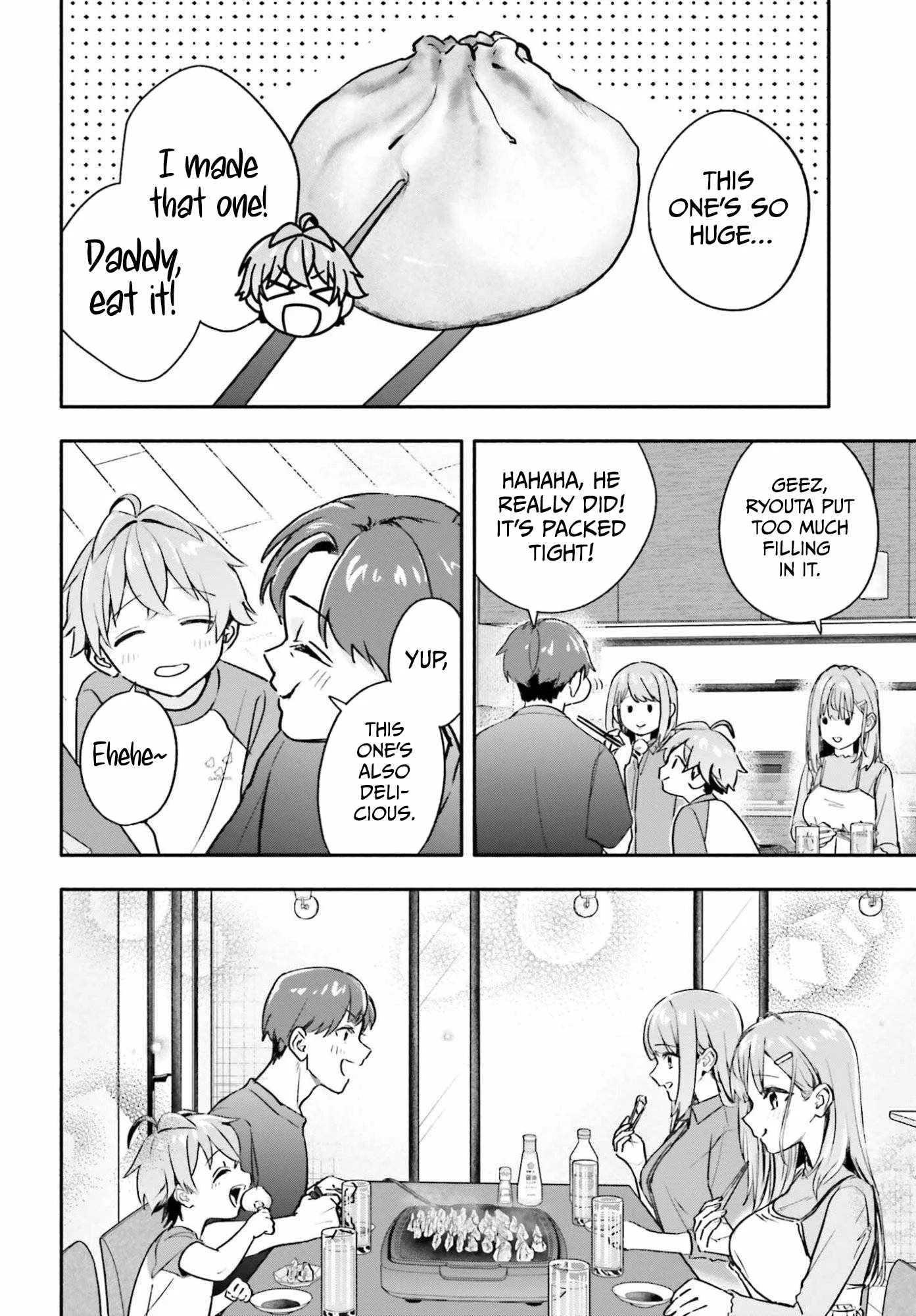 Kaji Daikou no Arubaito wo Hajimetara Gakuen Ichi no Bishoujo no Kazoku ni Kiniirarechaimashita. Chapter 16 page 25