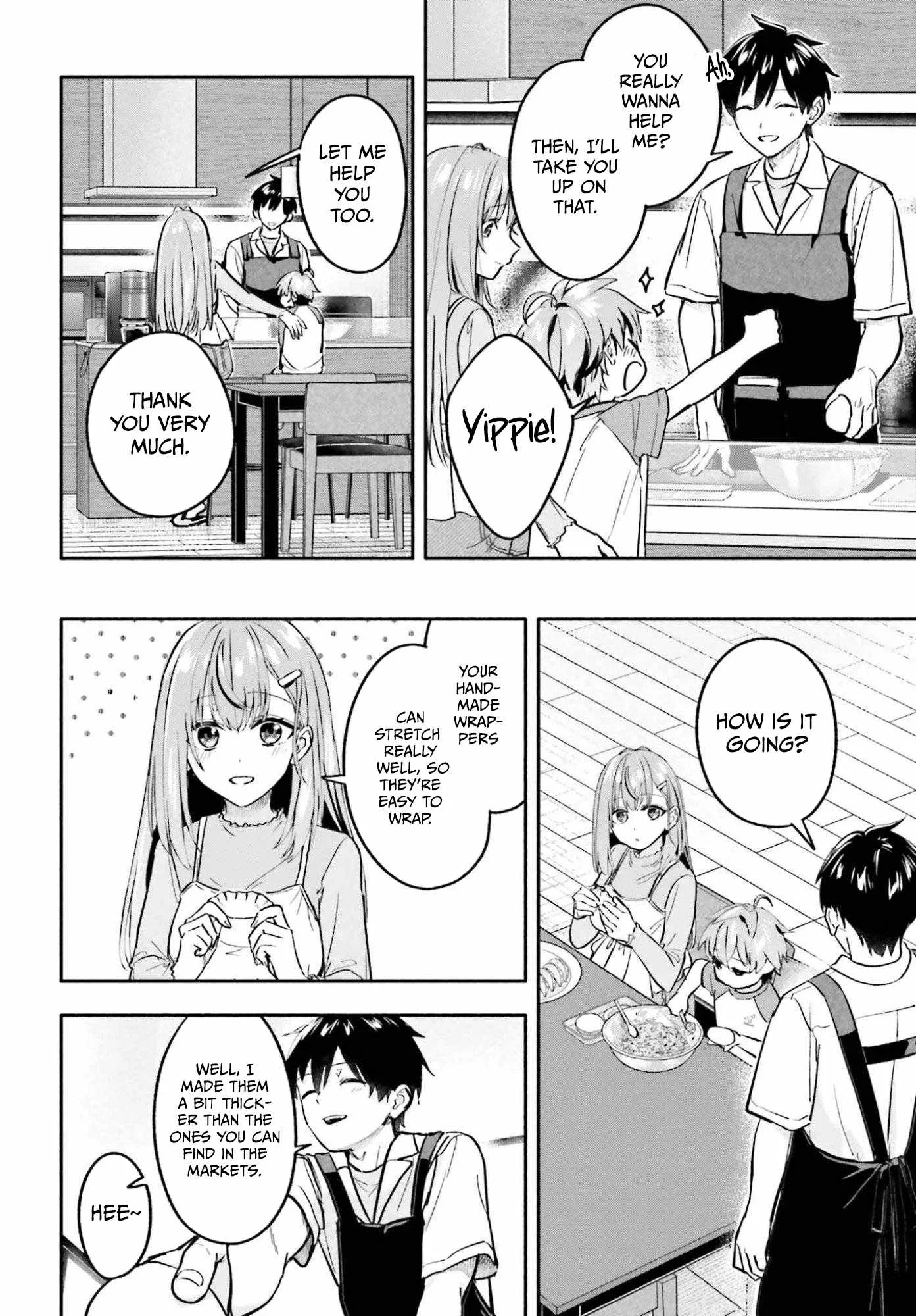 Kaji Daikou no Arubaito wo Hajimetara Gakuen Ichi no Bishoujo no Kazoku ni Kiniirarechaimashita. Chapter 16 page 17