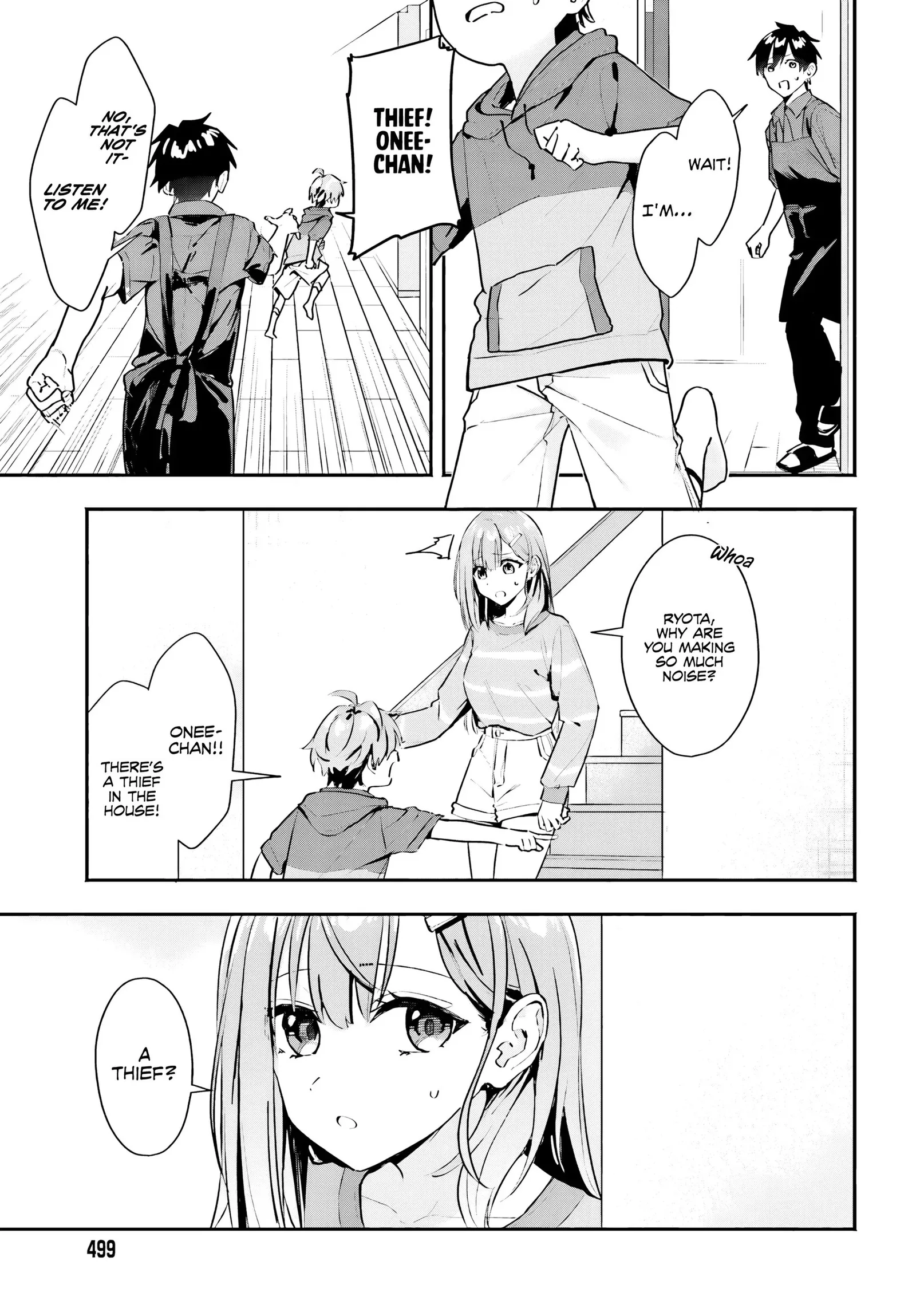 Kaji Daikou no Arubaito wo Hajimetara Gakuen Ichi no Bishoujo no Kazoku ni Kiniirarechaimashita. Chapter 2 page 8