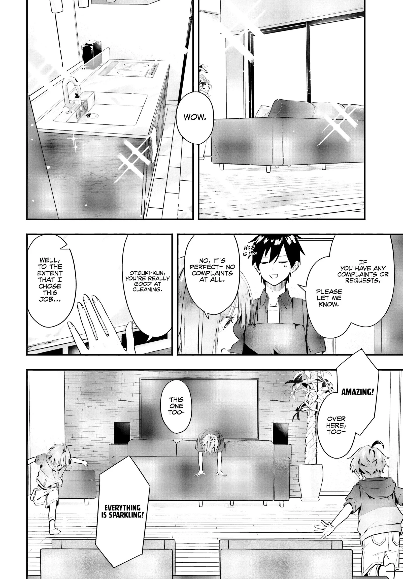 Kaji Daikou no Arubaito wo Hajimetara Gakuen Ichi no Bishoujo no Kazoku ni Kiniirarechaimashita. Chapter 2 page 13