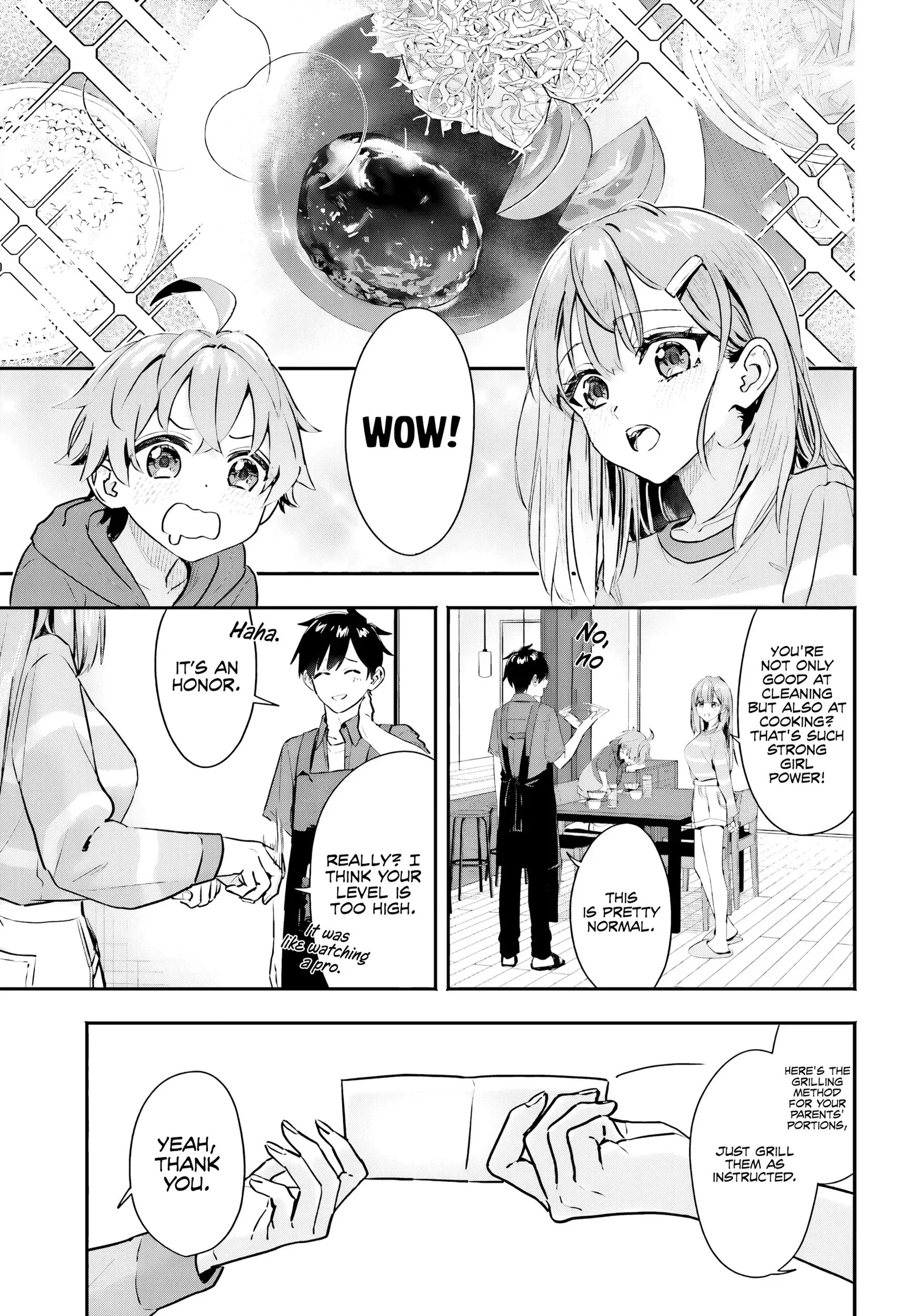 Kaji Daikou no Arubaito wo Hajimetara Gakuen Ichi no Bishoujo no Kazoku ni Kiniirarechaimashita. Chapter 2 page 18