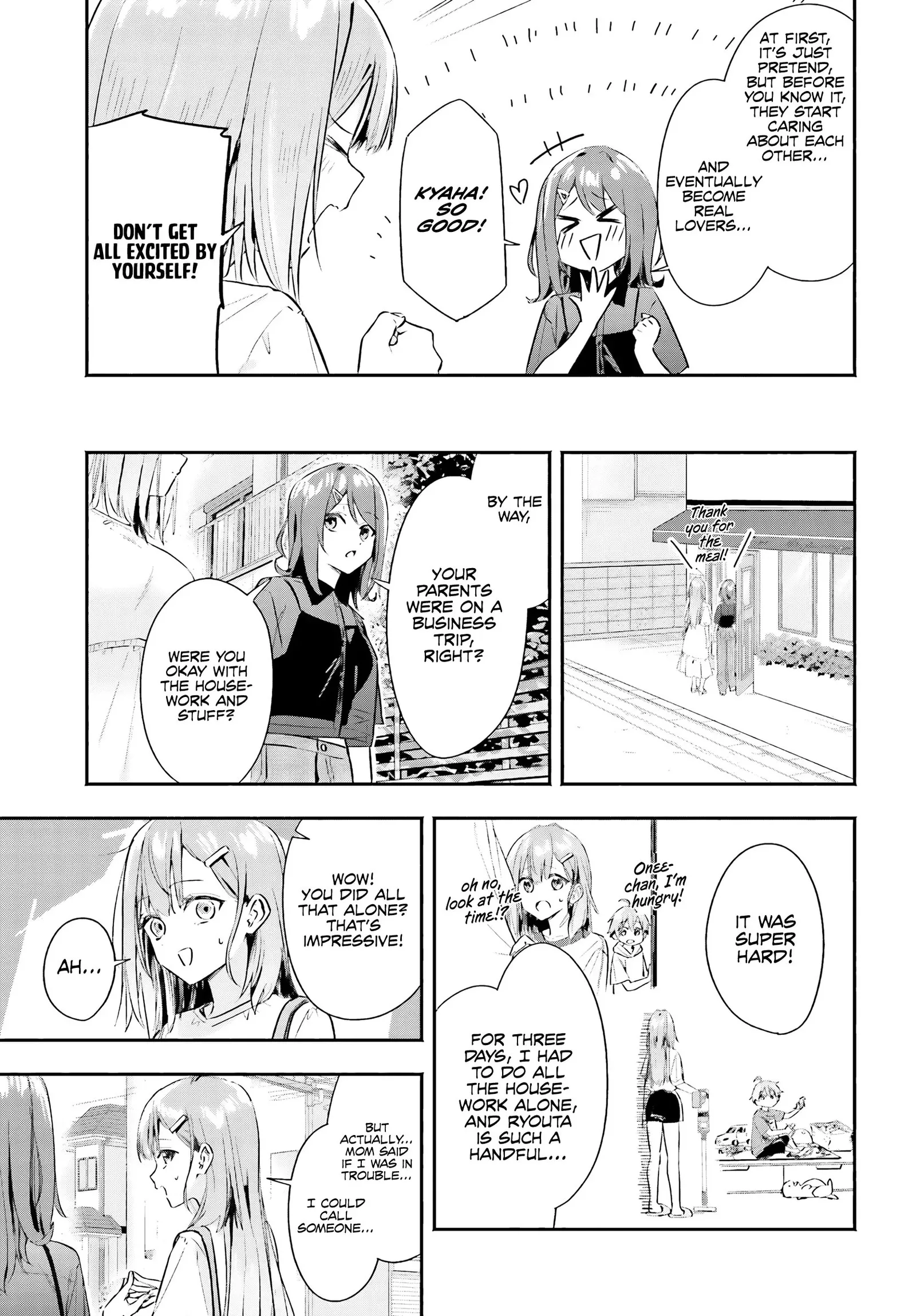 Kaji Daikou no Arubaito wo Hajimetara Gakuen Ichi no Bishoujo no Kazoku ni Kiniirarechaimashita. Chapter 3 page 6