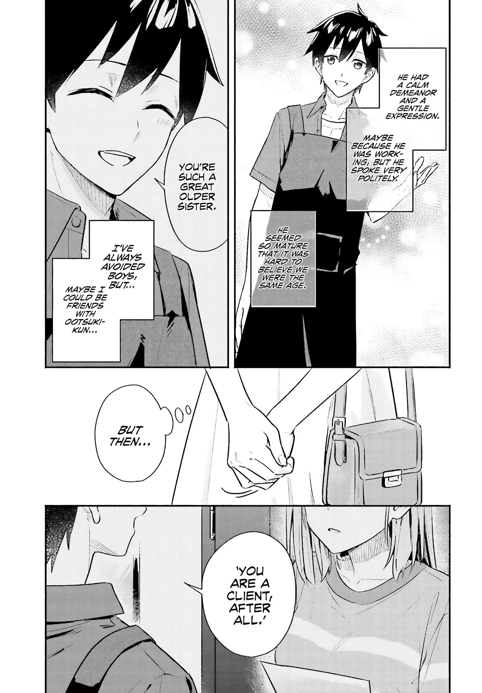 Kaji Daikou no Arubaito wo Hajimetara Gakuen Ichi no Bishoujo no Kazoku ni Kiniirarechaimashita. Chapter 3 page 8