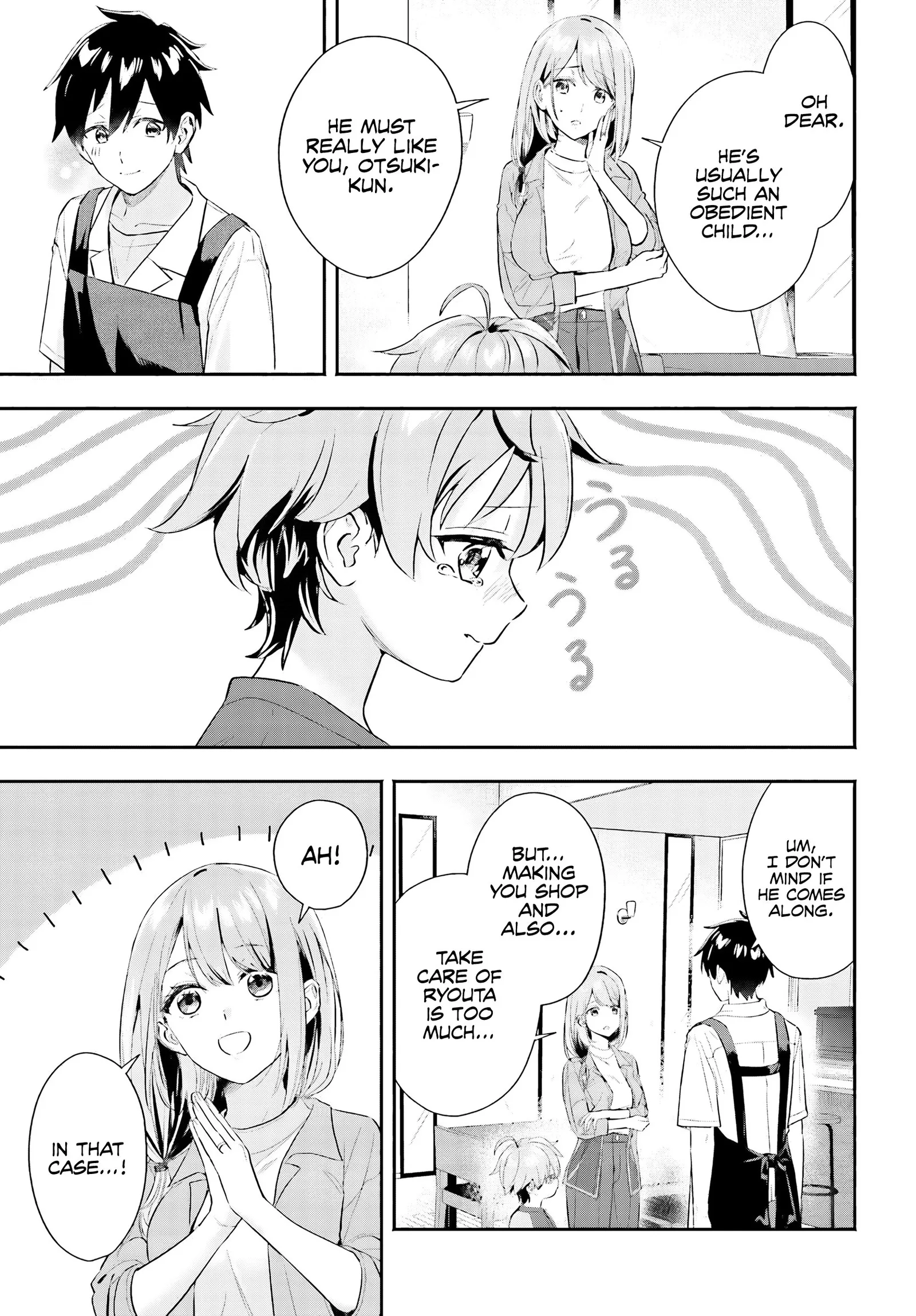 Kaji Daikou no Arubaito wo Hajimetara Gakuen Ichi no Bishoujo no Kazoku ni Kiniirarechaimashita. Chapter 4 page 22