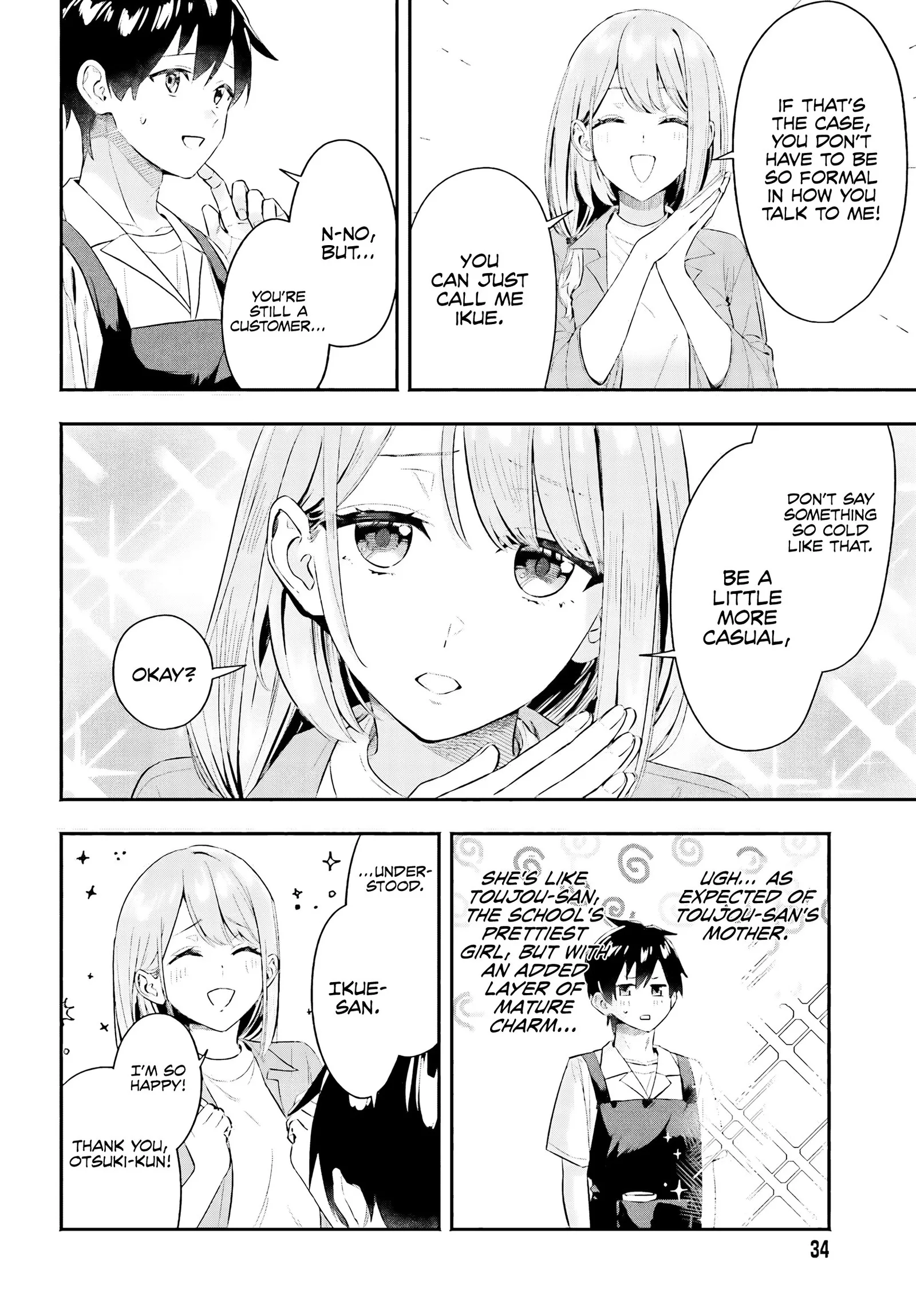 Kaji Daikou no Arubaito wo Hajimetara Gakuen Ichi no Bishoujo no Kazoku ni Kiniirarechaimashita. Chapter 4 page 7