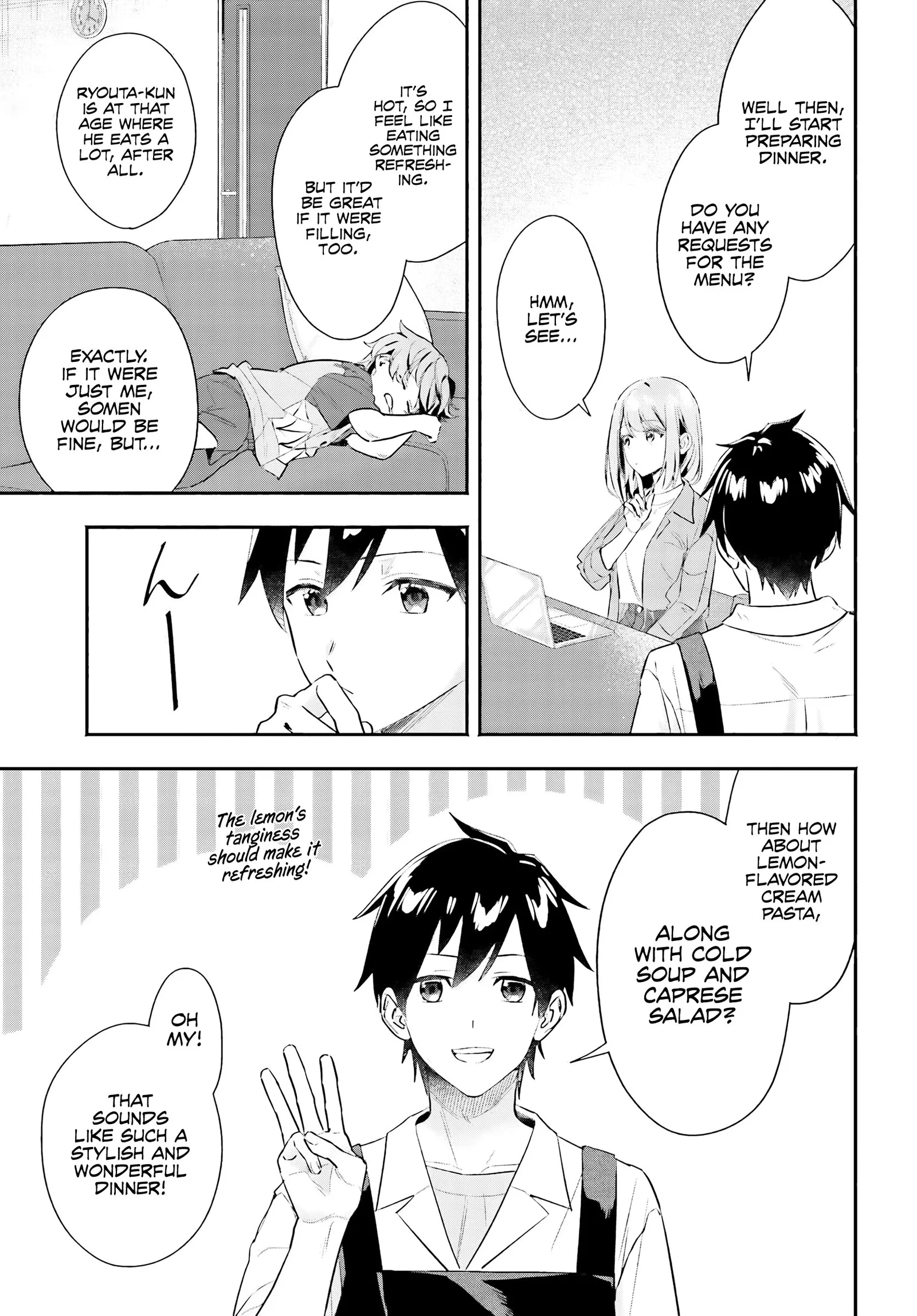 Kaji Daikou no Arubaito wo Hajimetara Gakuen Ichi no Bishoujo no Kazoku ni Kiniirarechaimashita. Chapter 4 page 18
