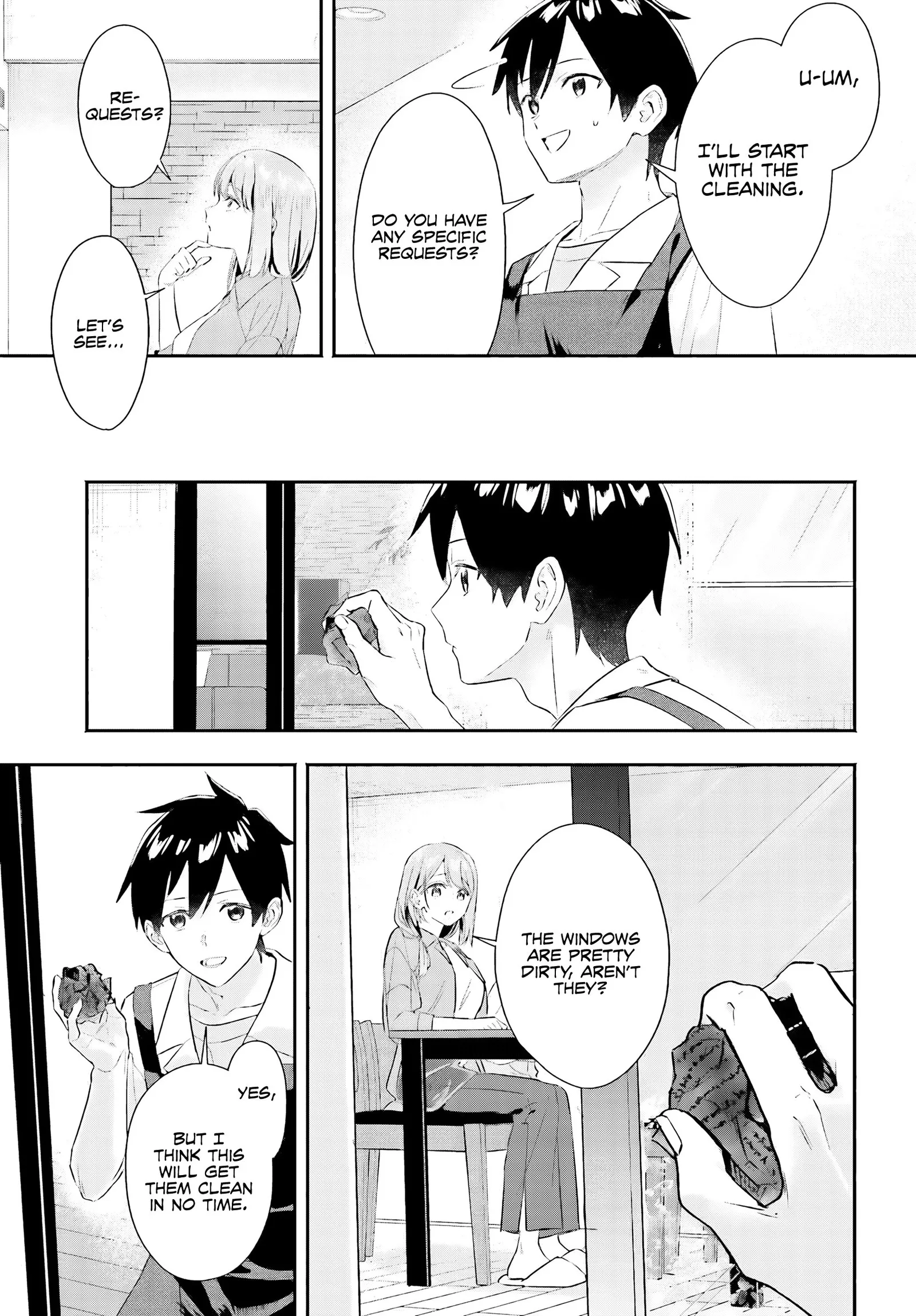 Kaji Daikou no Arubaito wo Hajimetara Gakuen Ichi no Bishoujo no Kazoku ni Kiniirarechaimashita. Chapter 4 page 12