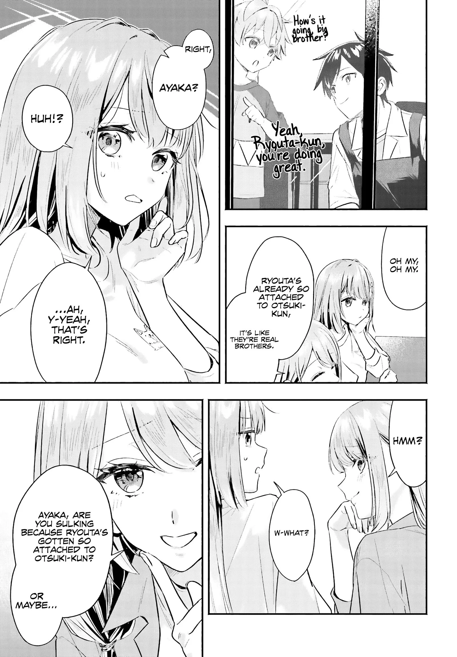 Kaji Daikou no Arubaito wo Hajimetara Gakuen Ichi no Bishoujo no Kazoku ni Kiniirarechaimashita. Chapter 4 page 14