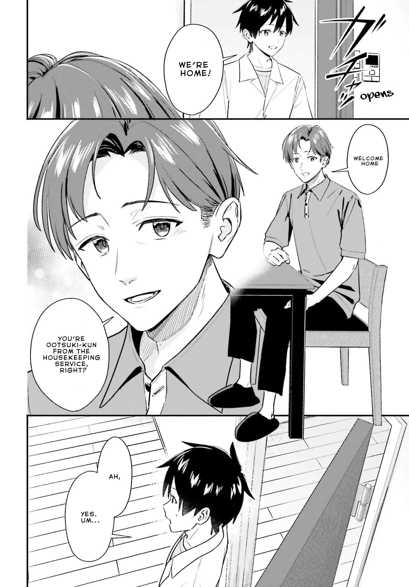 Kaji Daikou no Arubaito wo Hajimetara Gakuen Ichi no Bishoujo no Kazoku ni Kiniirarechaimashita. Chapter 5.1 page 14