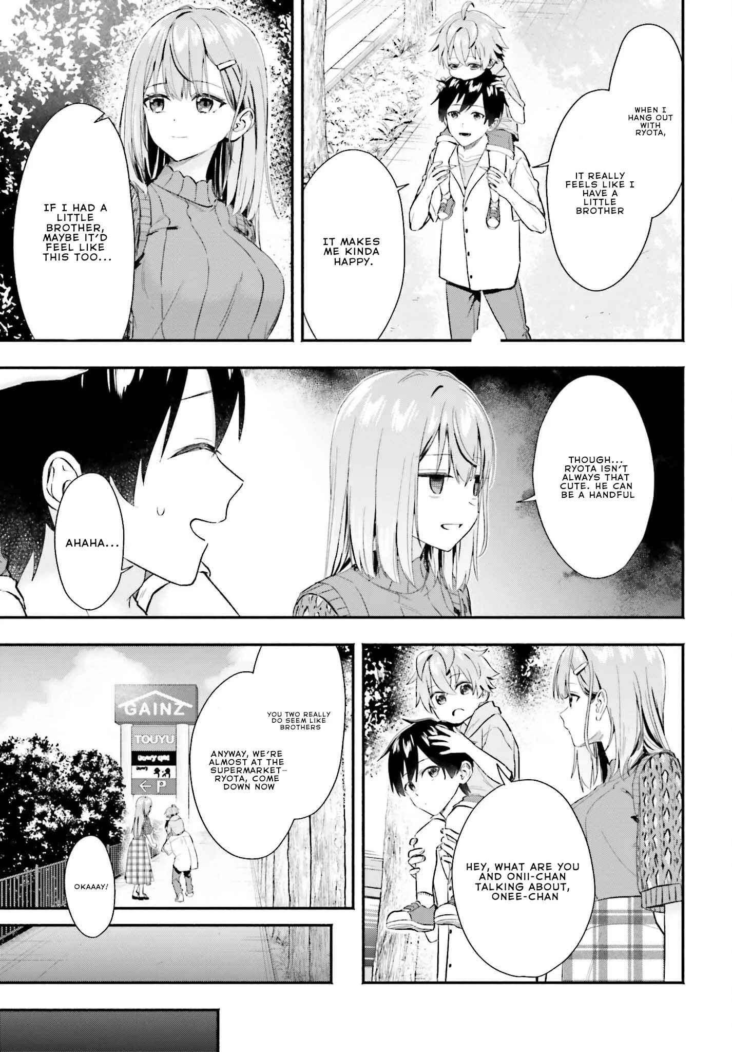 Kaji Daikou no Arubaito wo Hajimetara Gakuen Ichi no Bishoujo no Kazoku ni Kiniirarechaimashita. Chapter 5.1 page 3