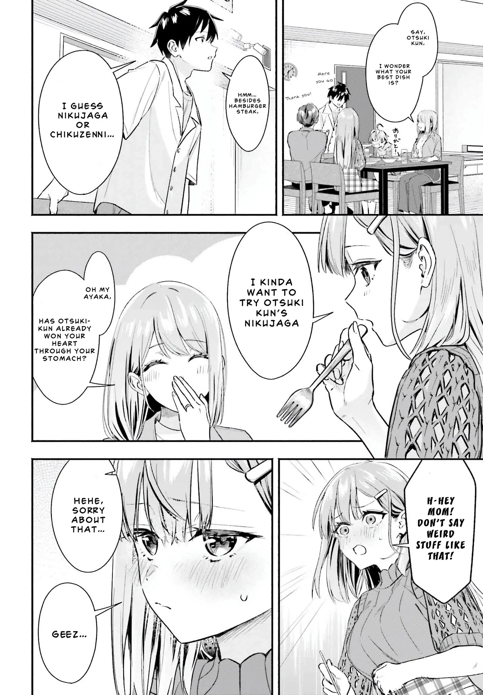 Kaji Daikou no Arubaito wo Hajimetara Gakuen Ichi no Bishoujo no Kazoku ni Kiniirarechaimashita. Chapter 5.2 page 12