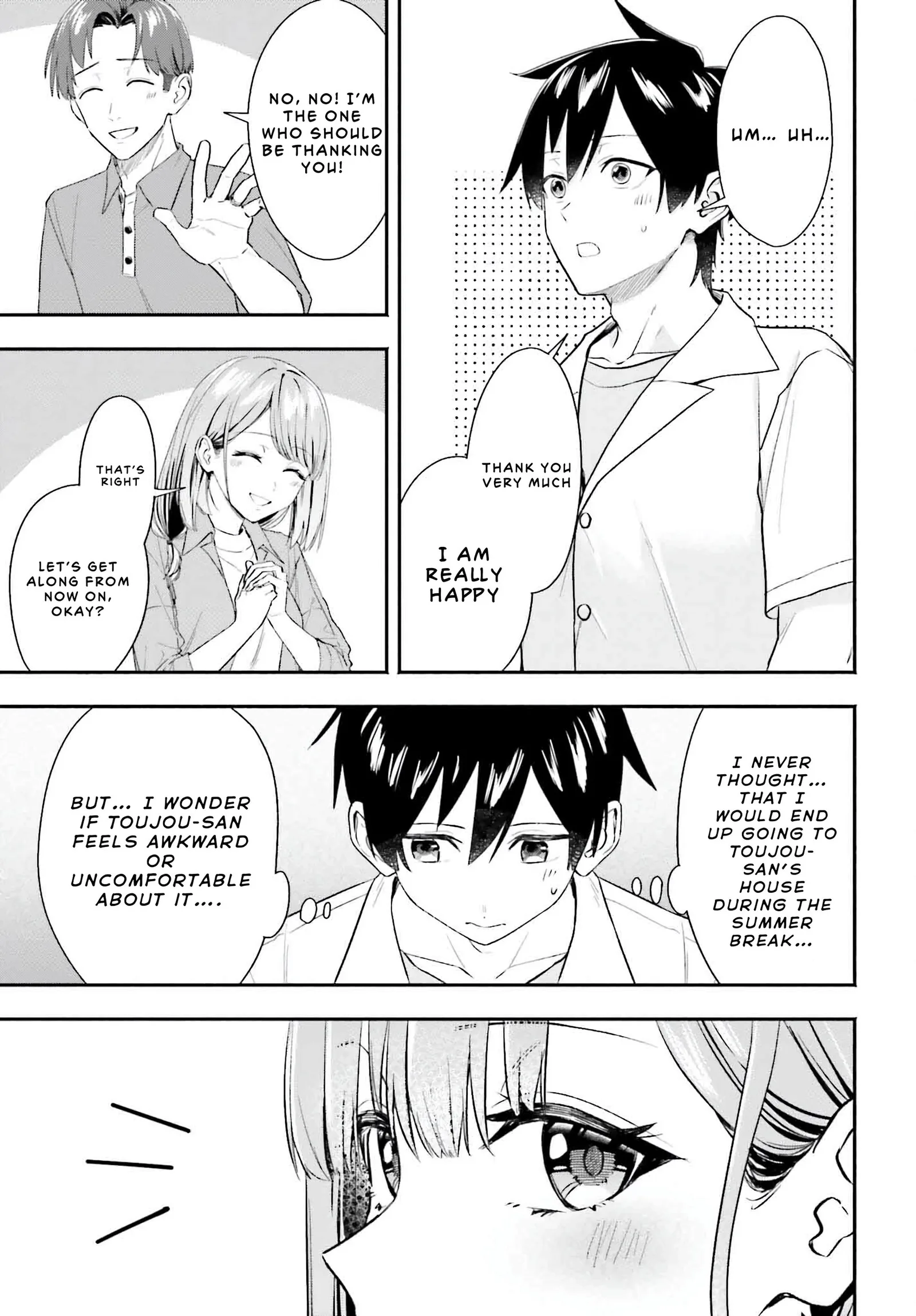 Kaji Daikou no Arubaito wo Hajimetara Gakuen Ichi no Bishoujo no Kazoku ni Kiniirarechaimashita. Chapter 5.2 page 15