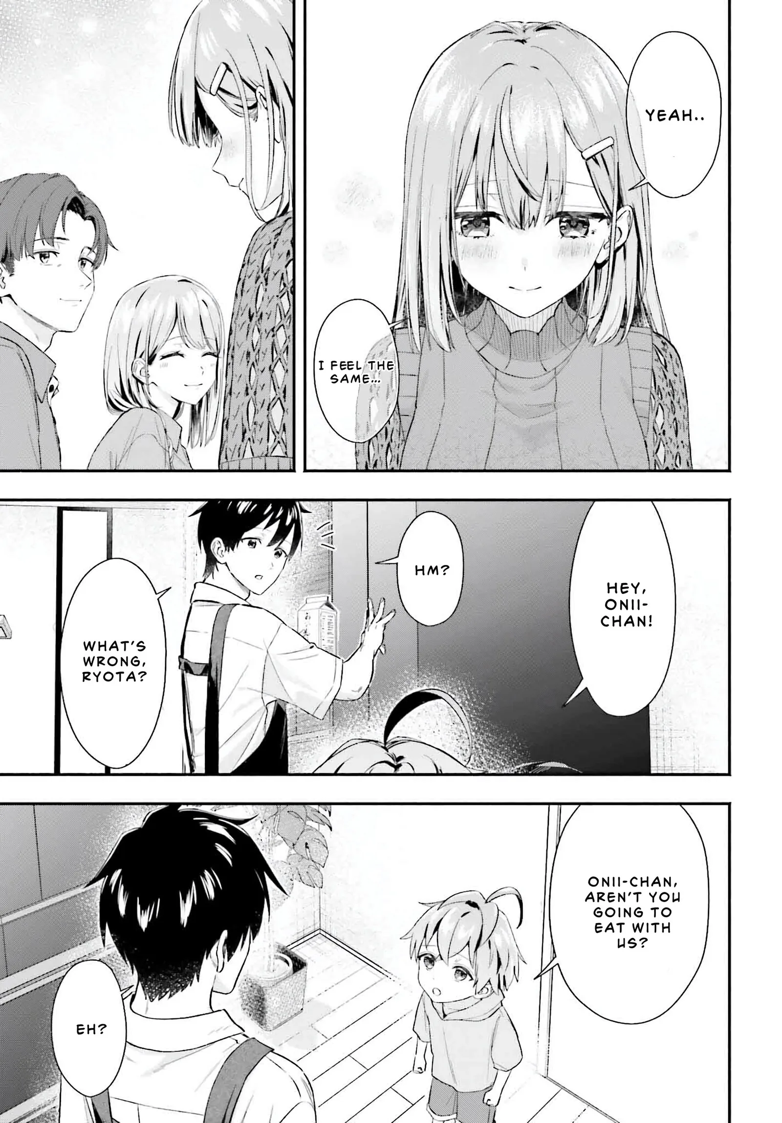 Kaji Daikou no Arubaito wo Hajimetara Gakuen Ichi no Bishoujo no Kazoku ni Kiniirarechaimashita. Chapter 5.2 page 3