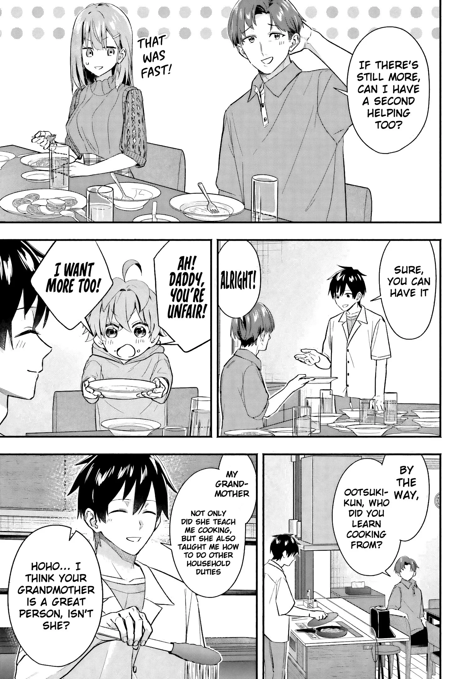 Kaji Daikou no Arubaito wo Hajimetara Gakuen Ichi no Bishoujo no Kazoku ni Kiniirarechaimashita. Chapter 5 page 29