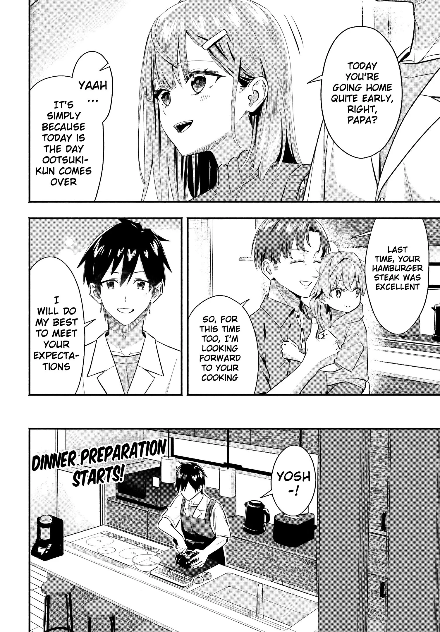 Kaji Daikou no Arubaito wo Hajimetara Gakuen Ichi no Bishoujo no Kazoku ni Kiniirarechaimashita. Chapter 5 page 18