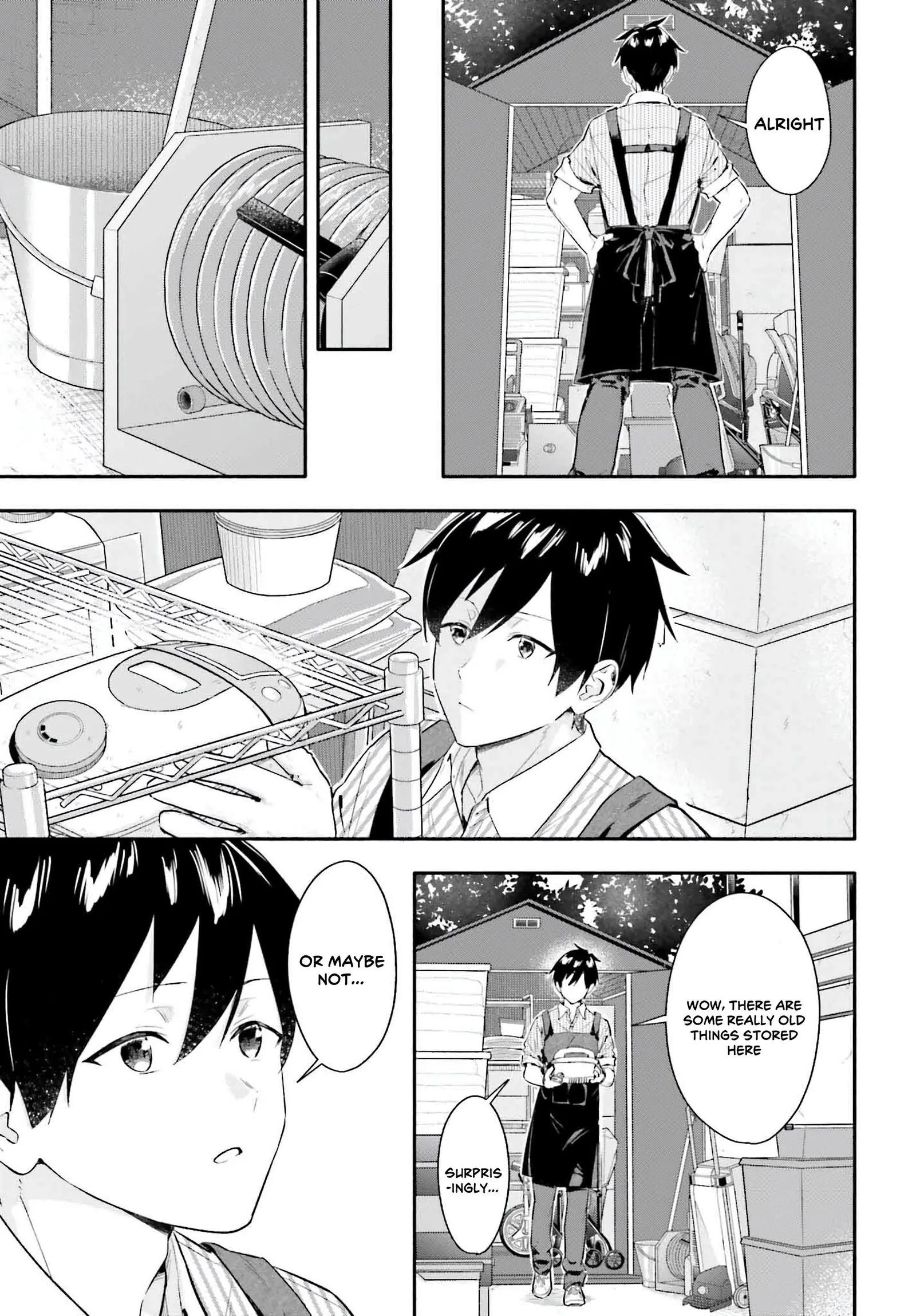 Kaji Daikou no Arubaito wo Hajimetara Gakuen Ichi no Bishoujo no Kazoku ni Kiniirarechaimashita. Chapter 6 page 27