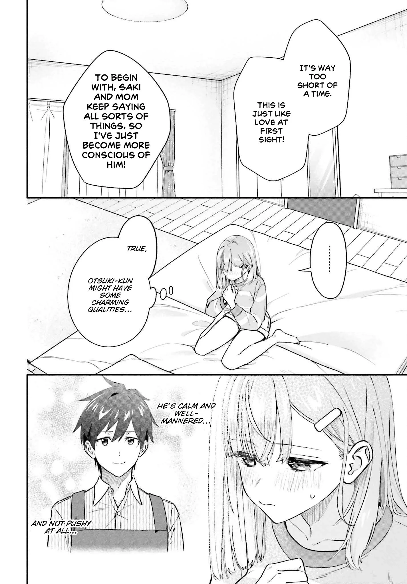 Kaji Daikou no Arubaito wo Hajimetara Gakuen Ichi no Bishoujo no Kazoku ni Kiniirarechaimashita. Chapter 7.1 page 12