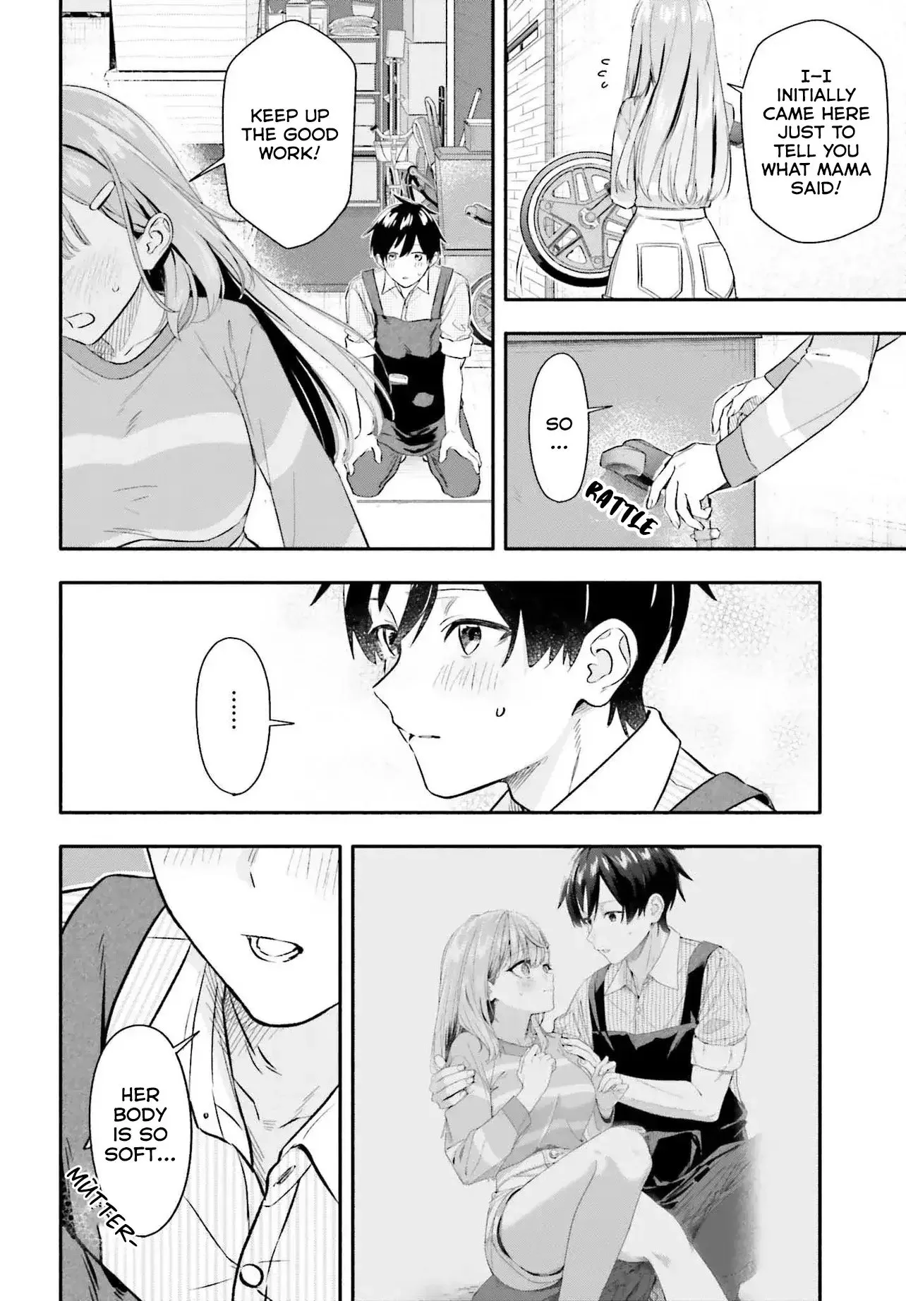 Kaji Daikou no Arubaito wo Hajimetara Gakuen Ichi no Bishoujo no Kazoku ni Kiniirarechaimashita. Chapter 7 page 4