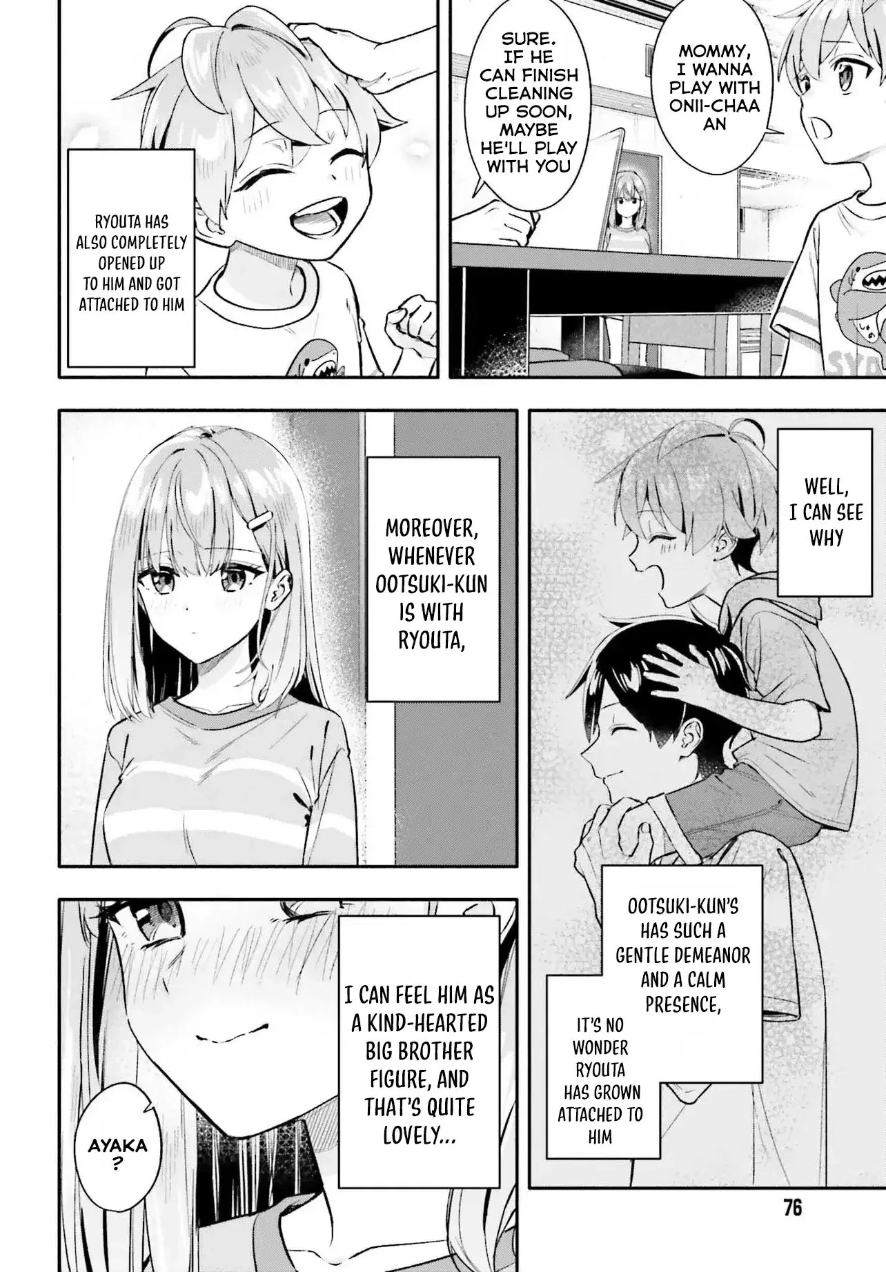 Kaji Daikou no Arubaito wo Hajimetara Gakuen Ichi no Bishoujo no Kazoku ni Kiniirarechaimashita. Chapter 7 page 10