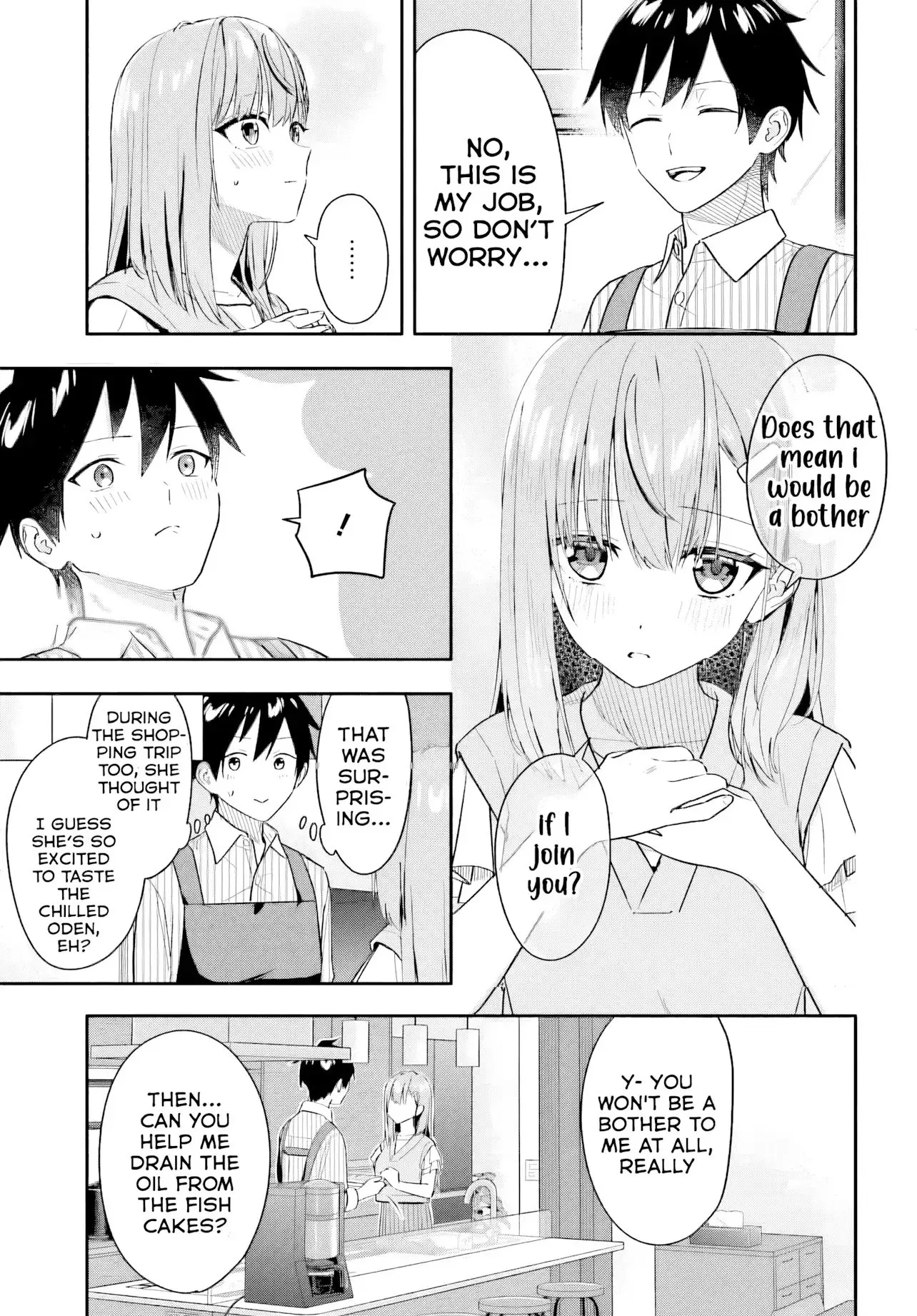 Kaji Daikou no Arubaito wo Hajimetara Gakuen Ichi no Bishoujo no Kazoku ni Kiniirarechaimashita. Chapter 7 page 33