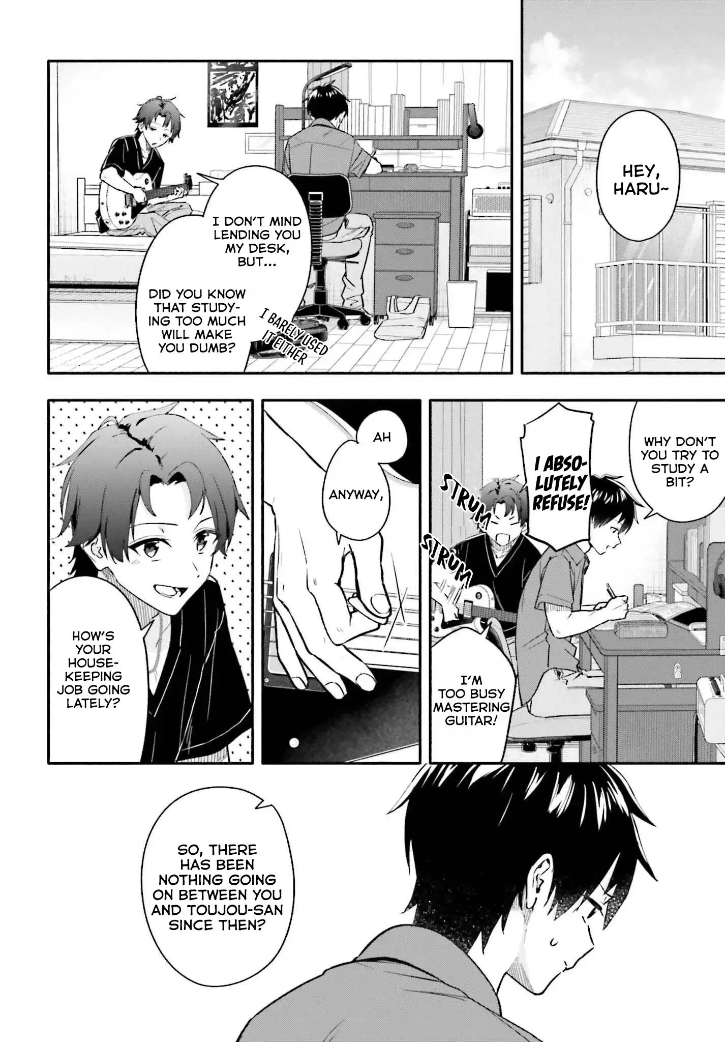 Kaji Daikou no Arubaito wo Hajimetara Gakuen Ichi no Bishoujo no Kazoku ni Kiniirarechaimashita. Chapter 8 page 3