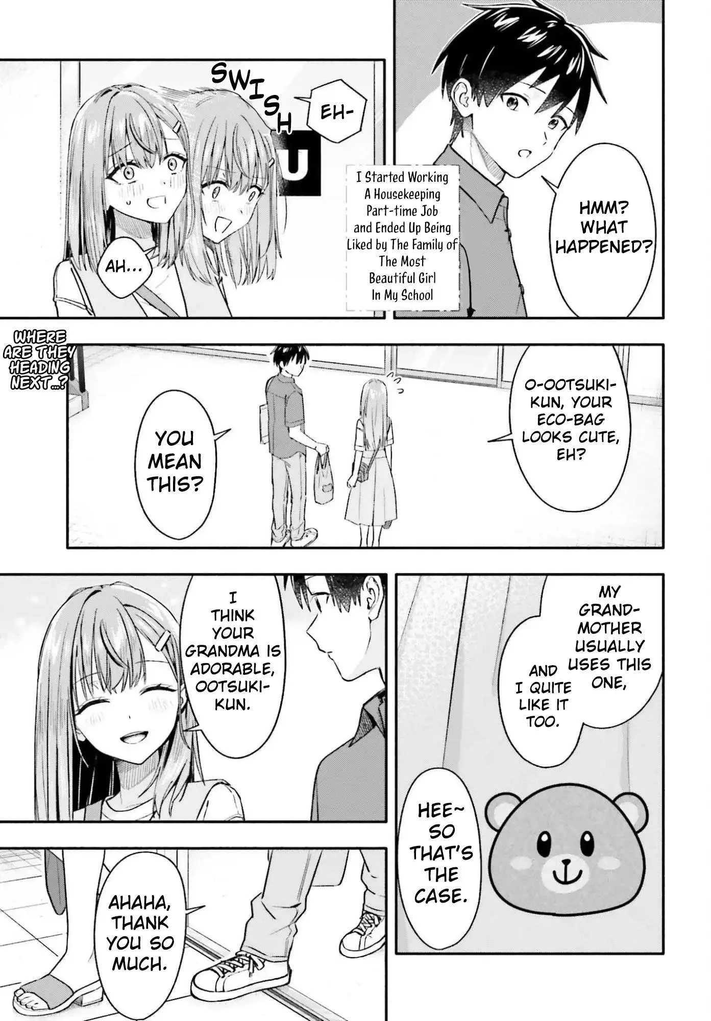 Kaji Daikou no Arubaito wo Hajimetara Gakuen Ichi no Bishoujo no Kazoku ni Kiniirarechaimashita. Chapter 9 page 16
