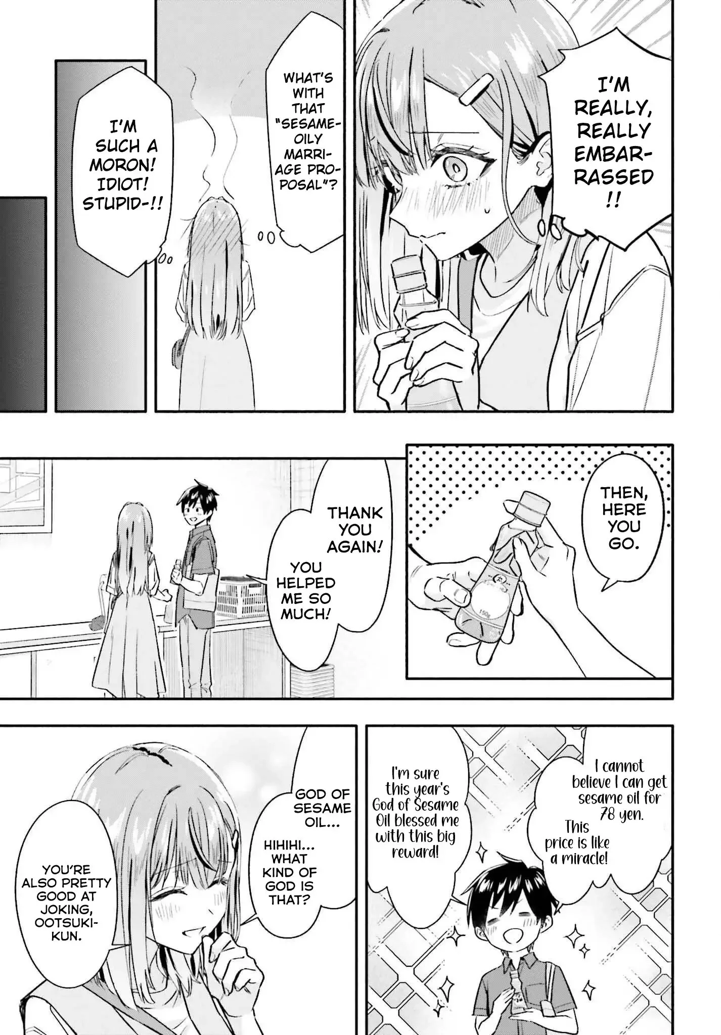 Kaji Daikou no Arubaito wo Hajimetara Gakuen Ichi no Bishoujo no Kazoku ni Kiniirarechaimashita. Chapter 9 page 8
