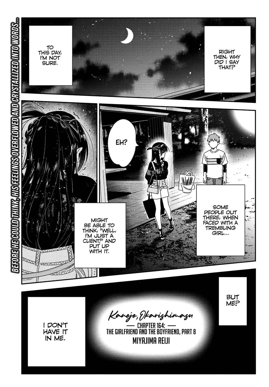 Kanojo, Okarishimasu Chapter 164 page 2