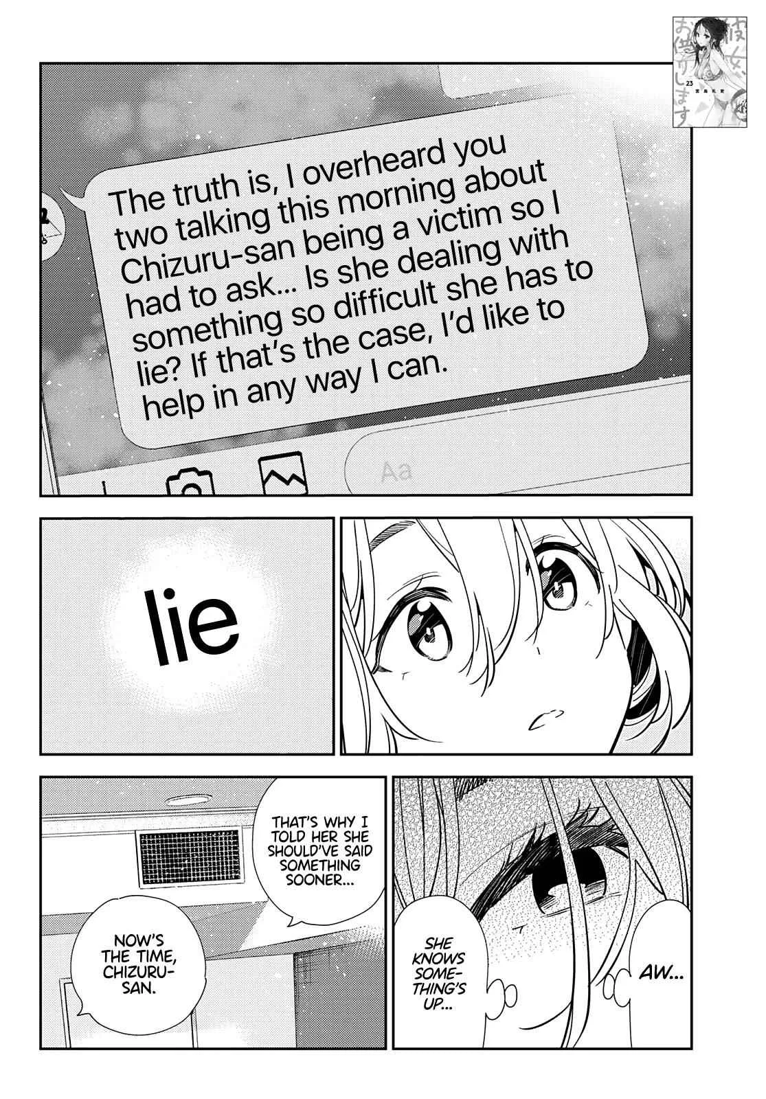 Kanojo, Okarishimasu Chapter 212 page 3