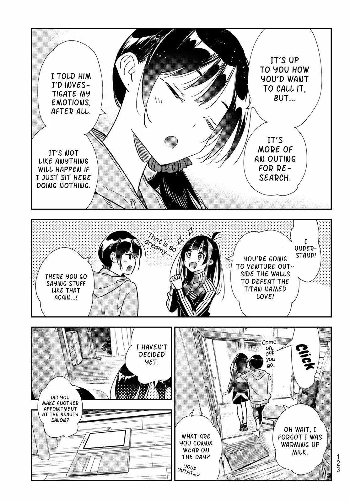 Kanojo, Okarishimasu Chapter 317 page 19