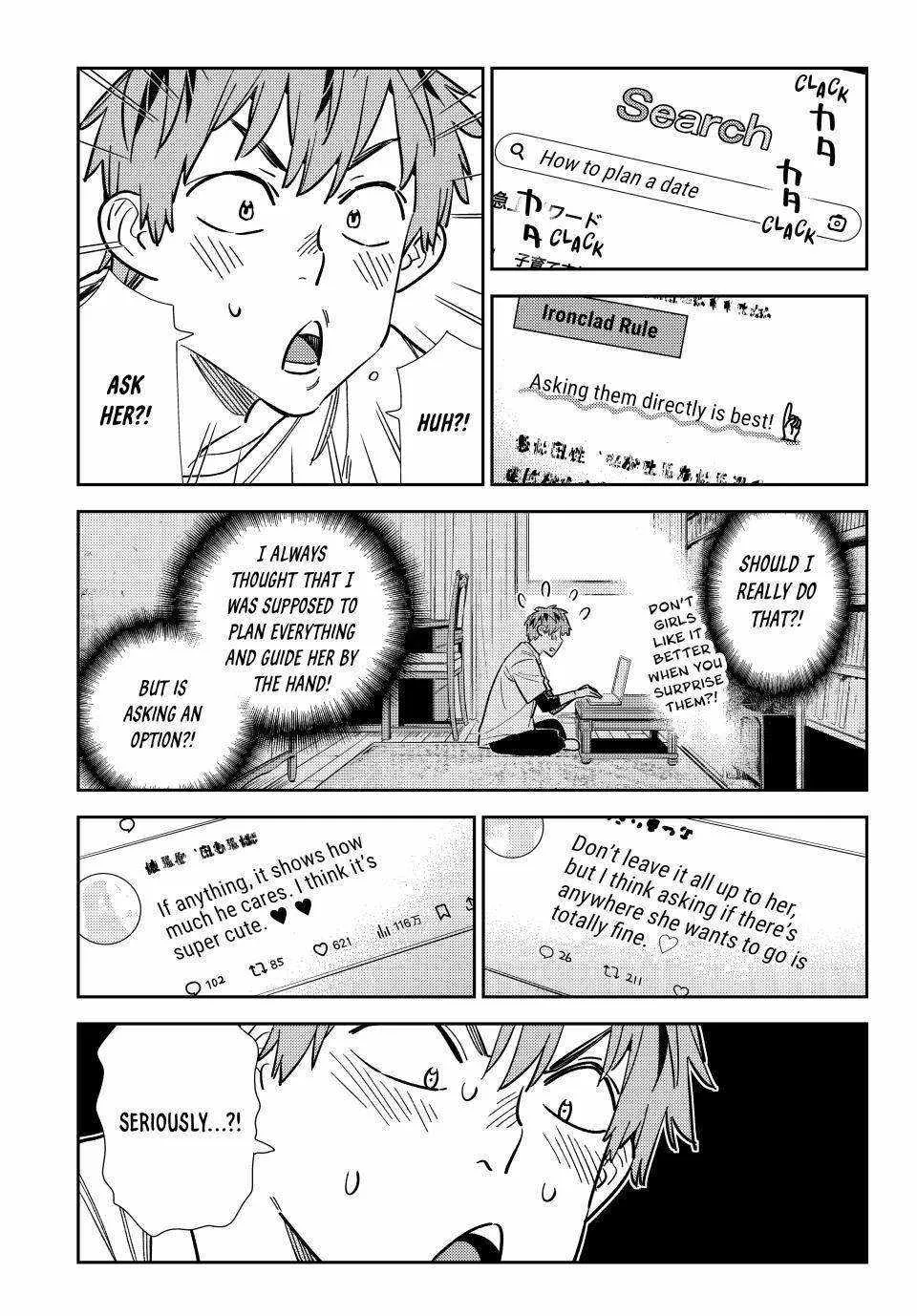Kanojo, Okarishimasu Chapter 321 page 11