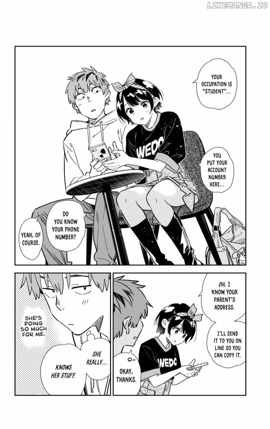 Kanojo, Okarishimasu Chapter 347 page 10