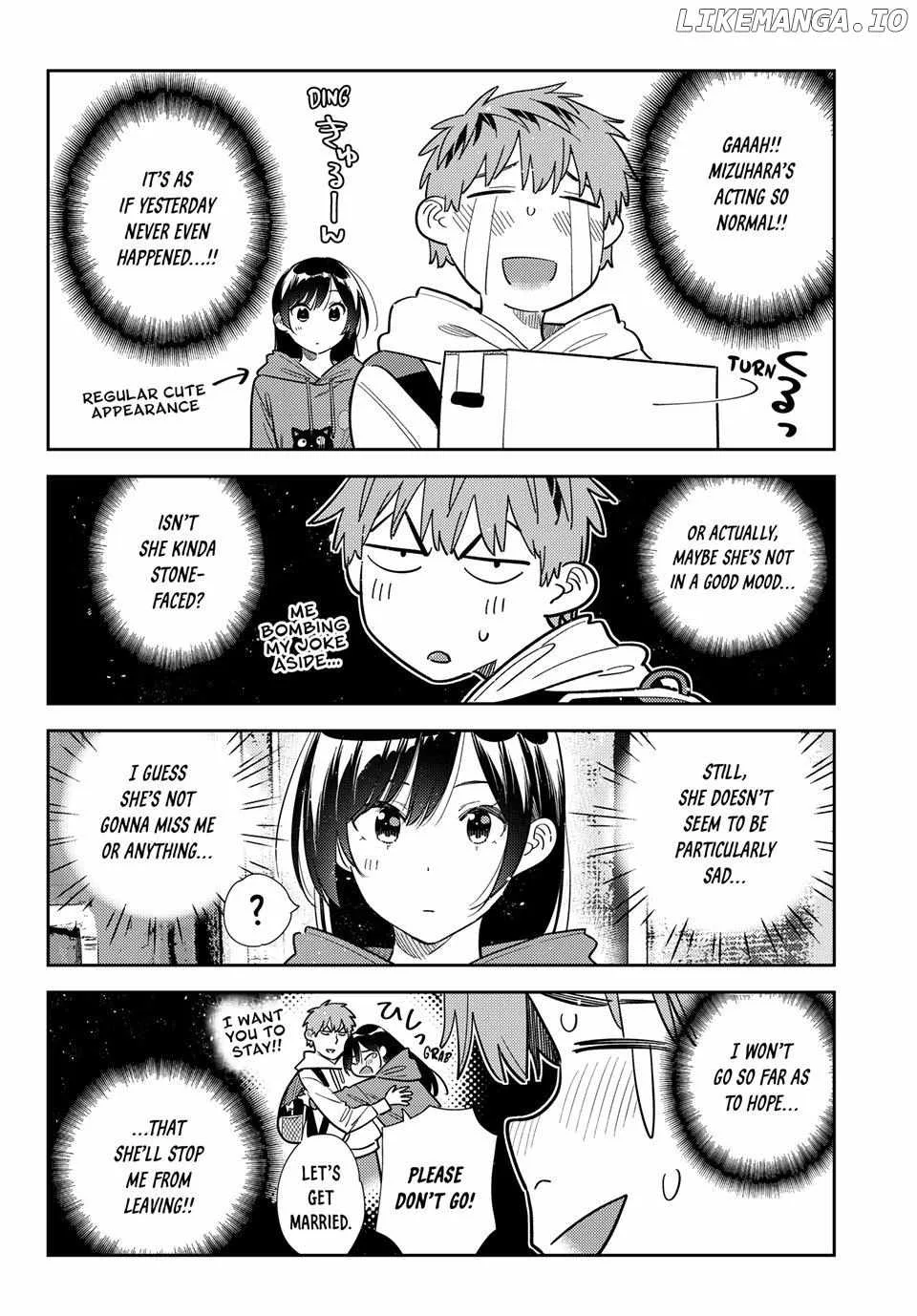 Kanojo, Okarishimasu Chapter 385 page 4