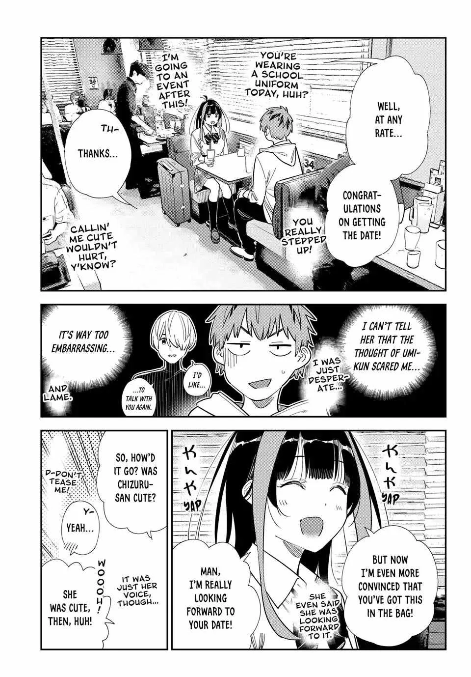Kanojo, Okarishimasu Chapter 398 page 3