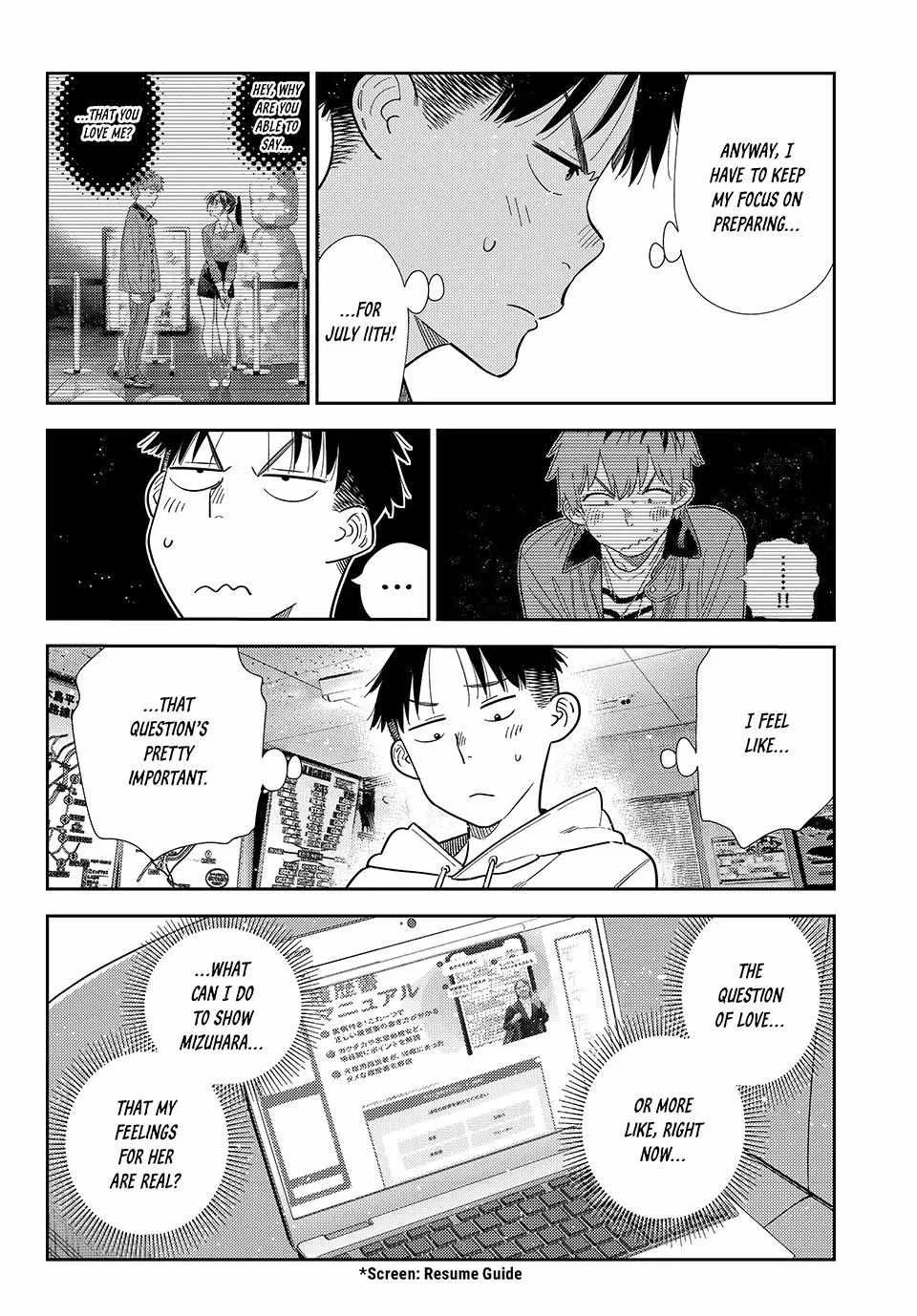 Kanojo, Okarishimasu Chapter 412 page 13