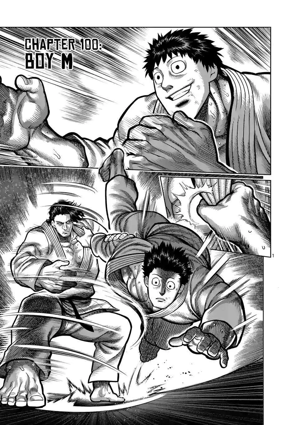 Kengan Omeg Chapter 100 page 1
