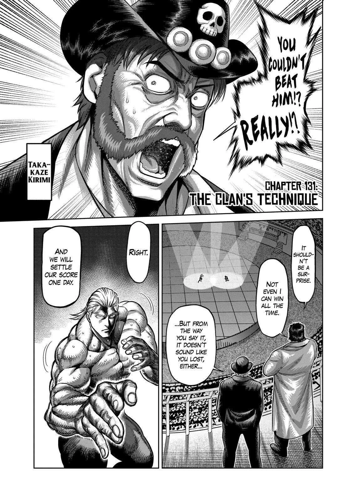 Kengan Omeg Chapter 131 page 1