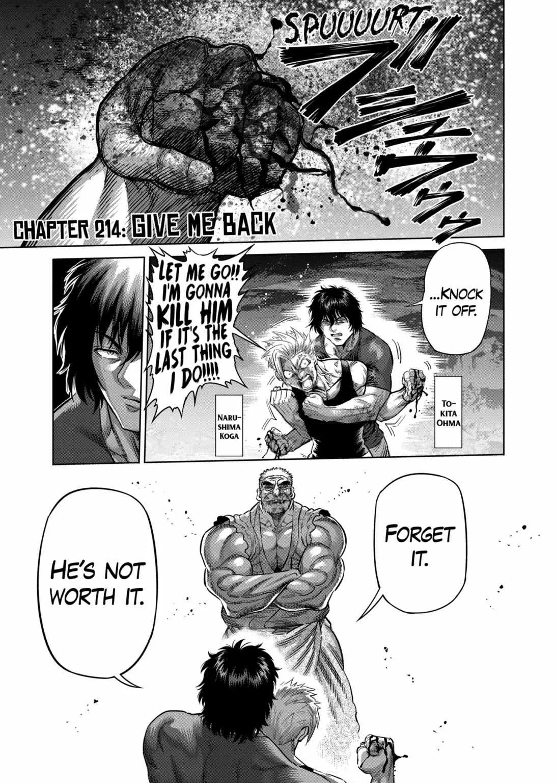 Kengan Omeg Chapter 214 page 1
