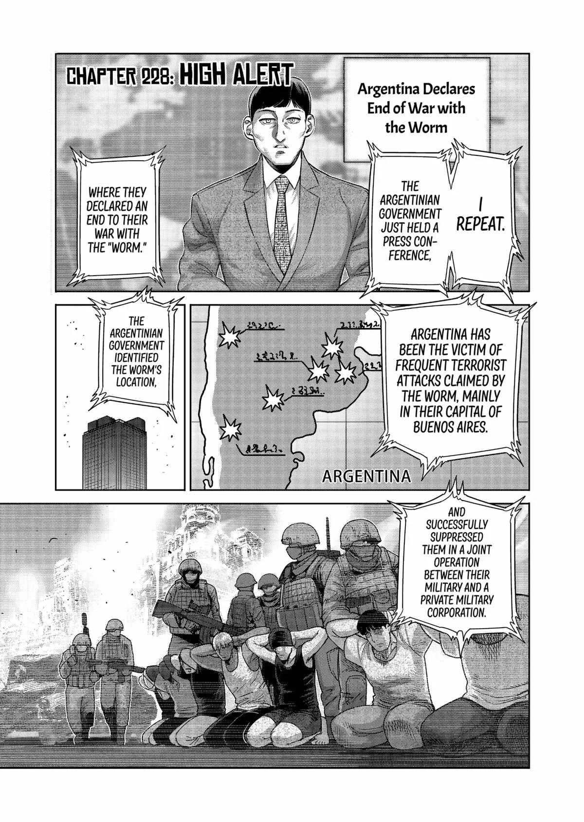 Kengan Omeg Chapter 228 page 1