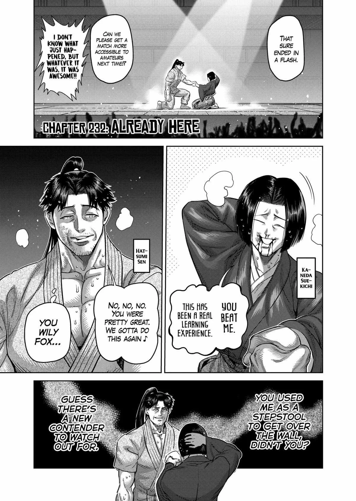 Kengan Omeg Chapter 232 page 1