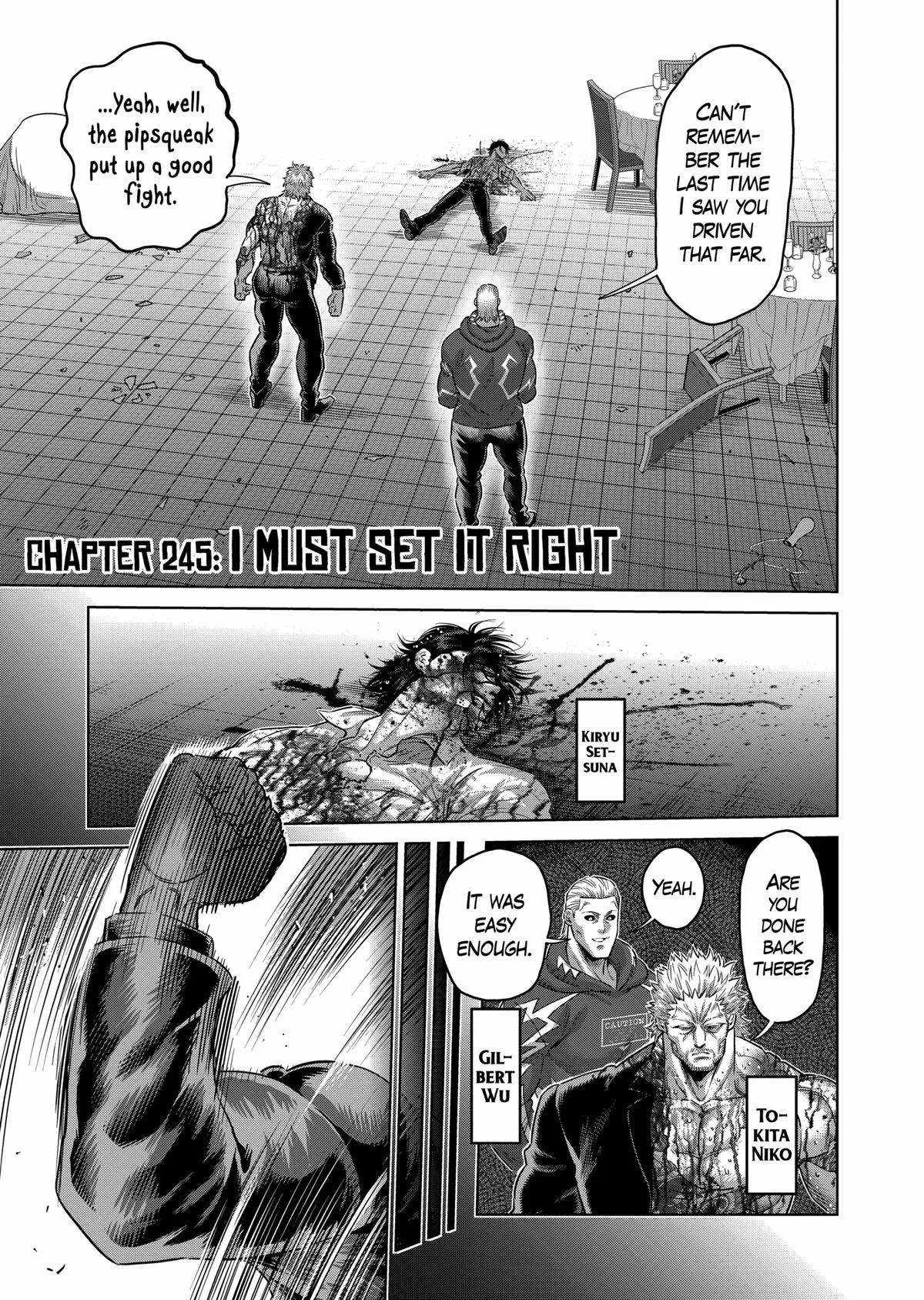 Kengan Omeg Chapter 245 page 1