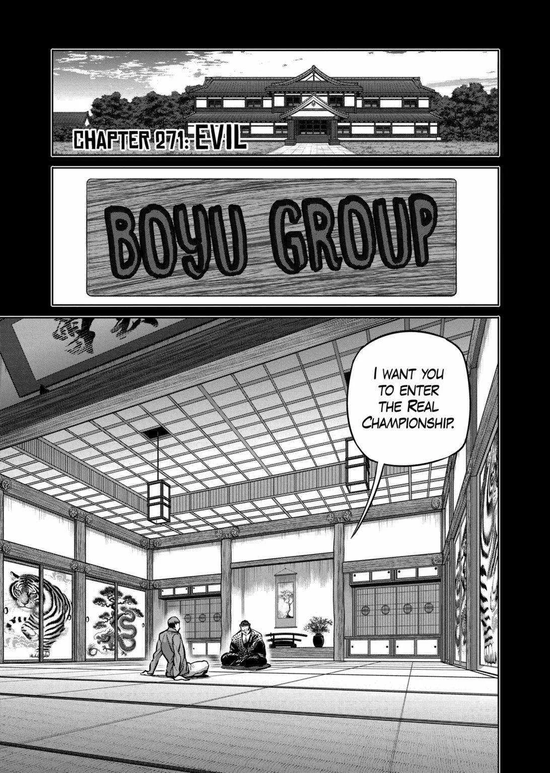 Kengan Omeg Chapter 271 page 1