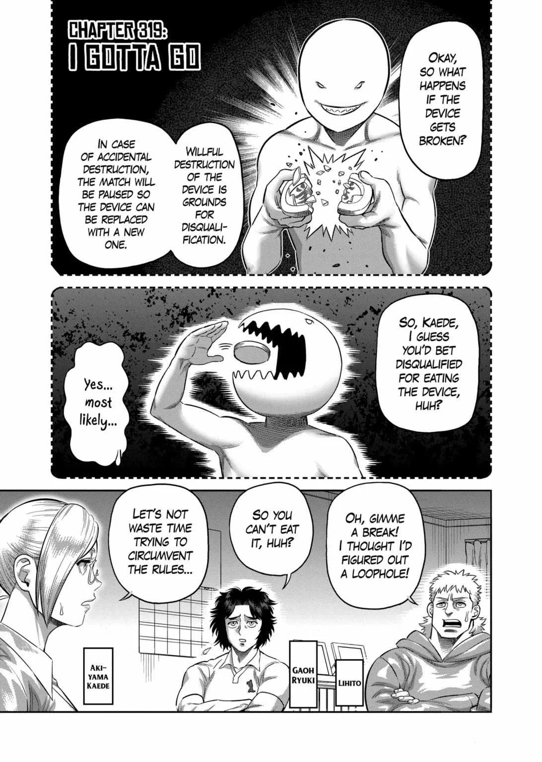 Kengan Omeg Chapter 319 page 1