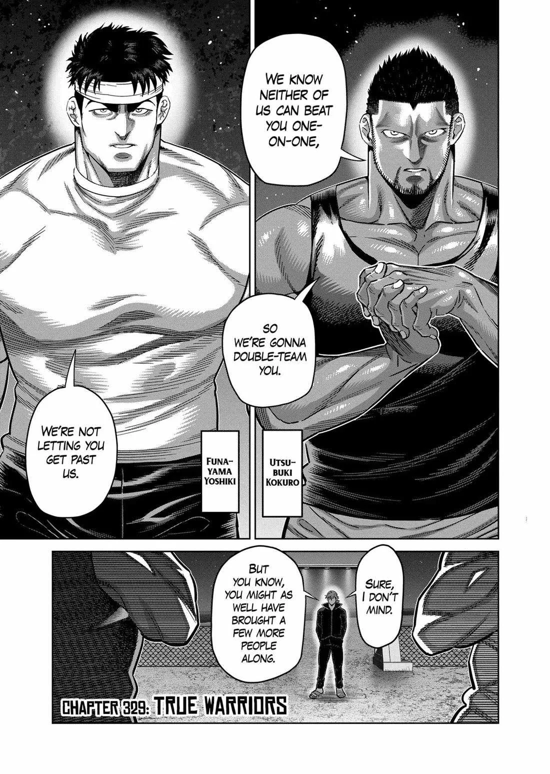 Kengan Omeg Chapter 329 page 1